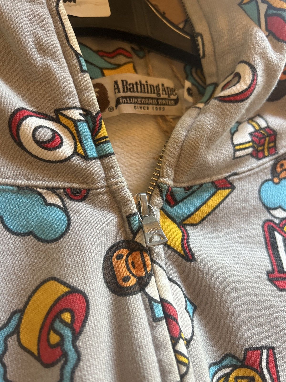 Bape BAPE X NIGO X BABY MILO “TOYS” Full Zip Hoodie Size US L / EU 52-54 / 3 - 12 Thumbnail