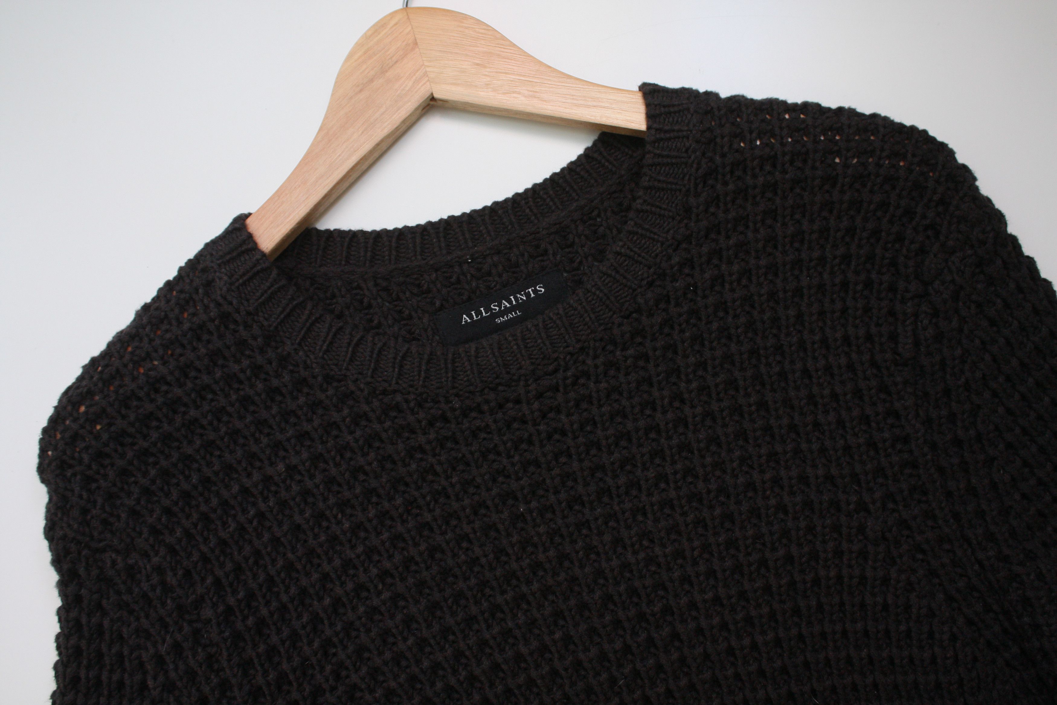 Allsaints Allsaints Rok Crew Cotton Knitted Sweater Small Size US S / EU 44-46 / 1 - 4 Thumbnail