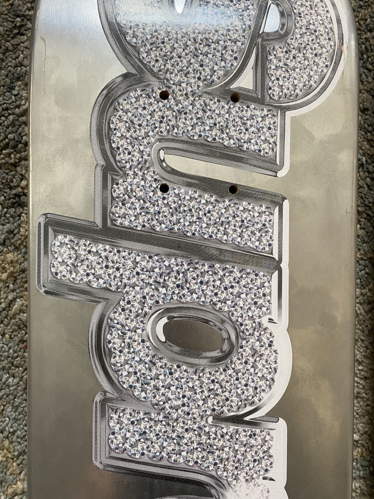 Supreme 2013 Bling Logo Skateboard Deck Set