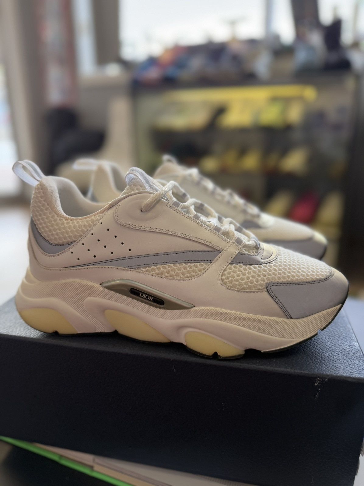 Dior Dior B22 White Low Top Sneakers Size 43EU/10US Size US 10 / EU 43 - 4 Thumbnail