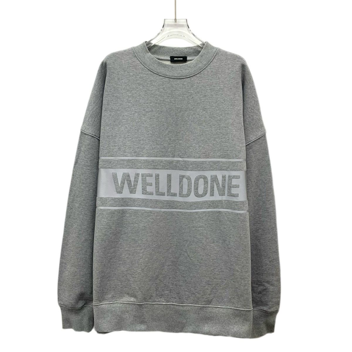 WE11DONE We11done Logo Letter Printed Long Sleeve Sweatshirt K26WX Size US L / EU 52-54 / 3 - 1 Thumbnail