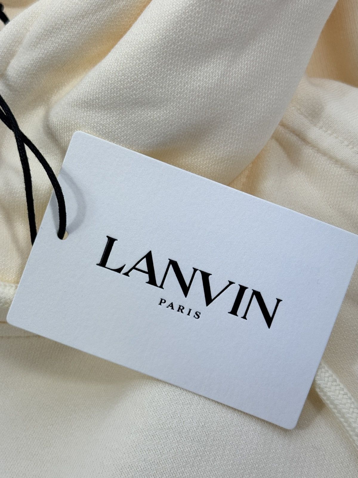 Lanvin Curb Lace Logo embroidered Hoodie Size US M / EU 48-50 / 2 - 7 Thumbnail