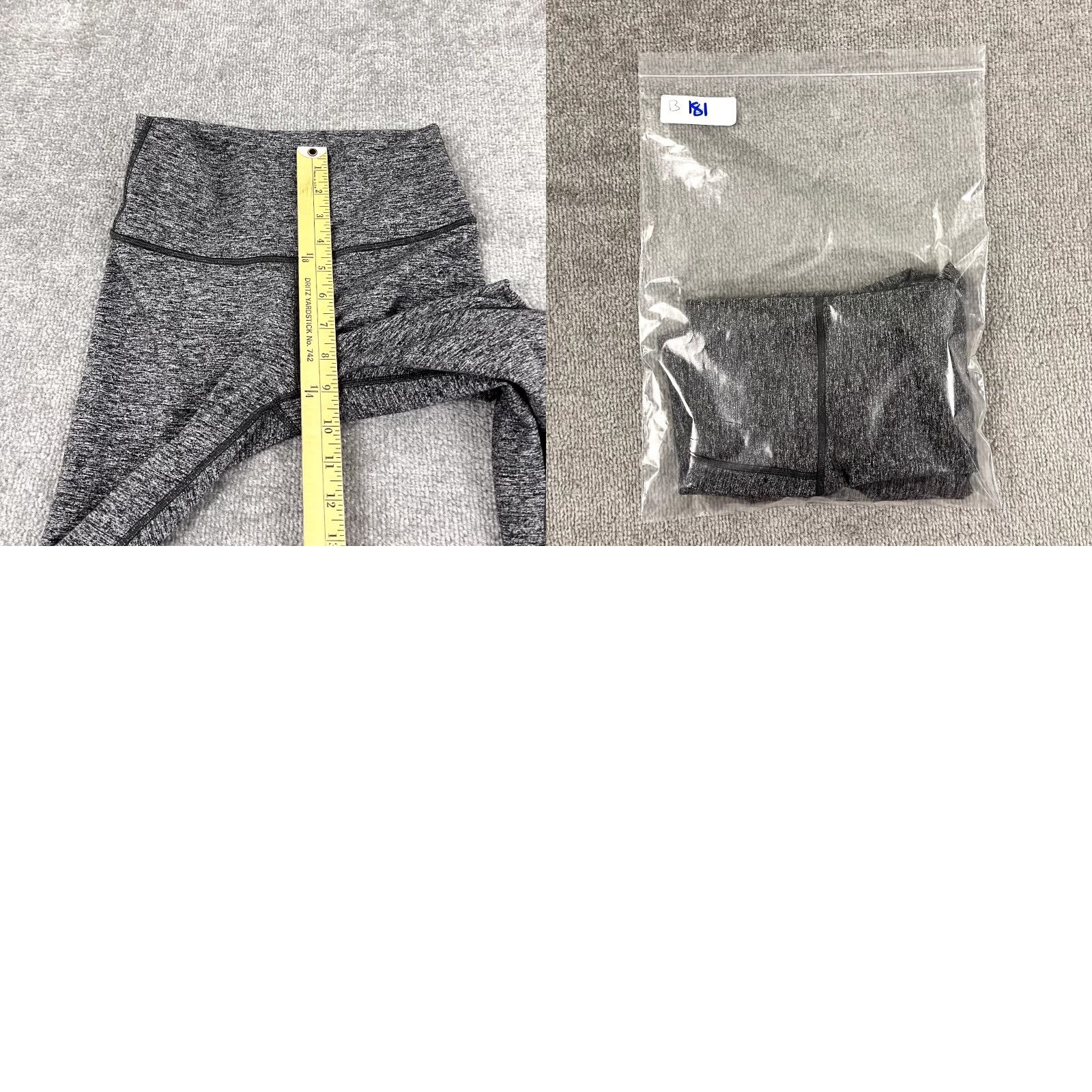 Lululemon LULULEMON Wunder Under Tights Womens Size 6 Ankle Heathered Black Yoga Gym Leggings Size 28" / US 6 / IT 42 - 8 Thumbnail