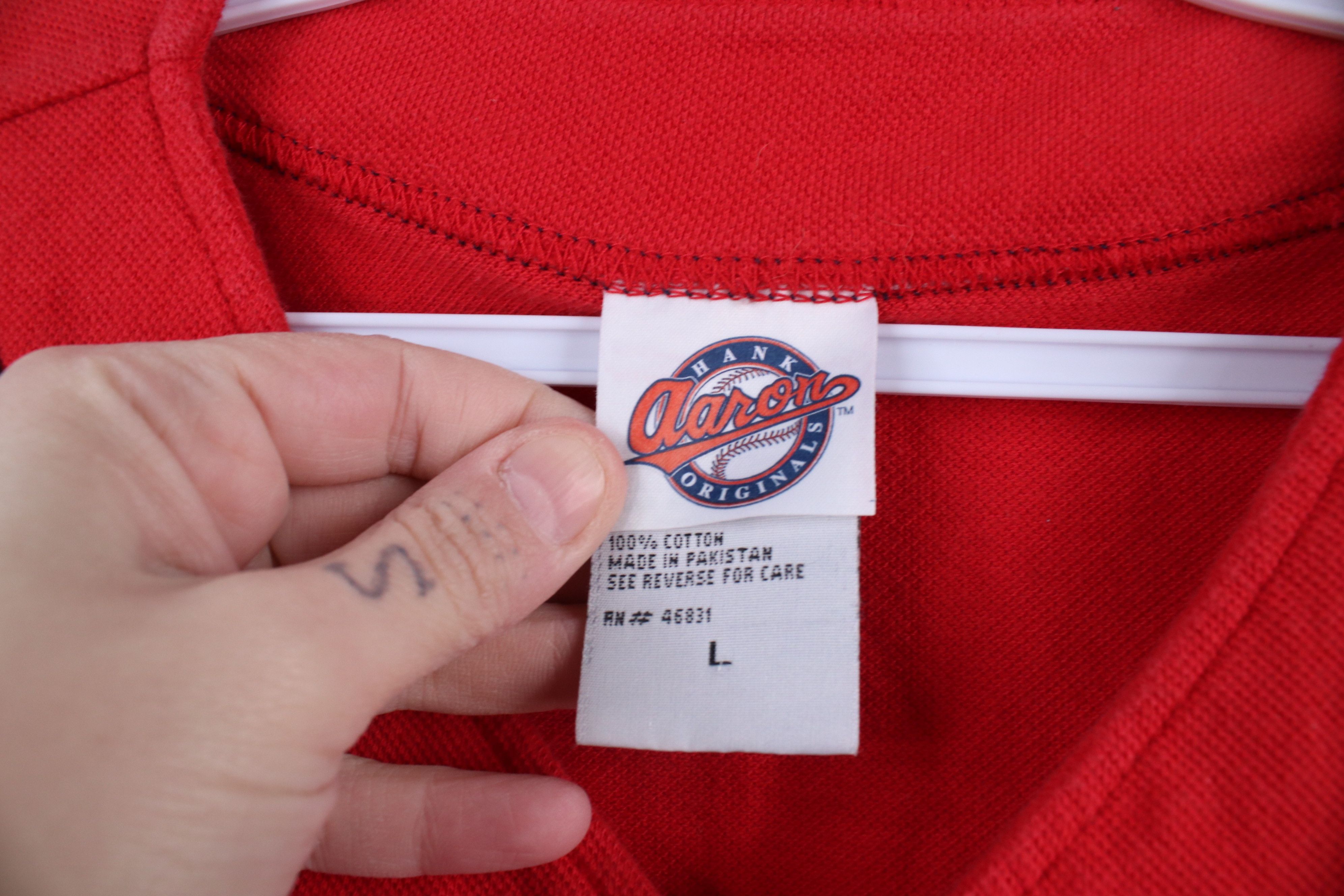 Vintage Vintage 90s Wahoo Cleveland Indians Baseball Jersey Red Size US L / EU 52-54 / 3 - 8 Thumbnail