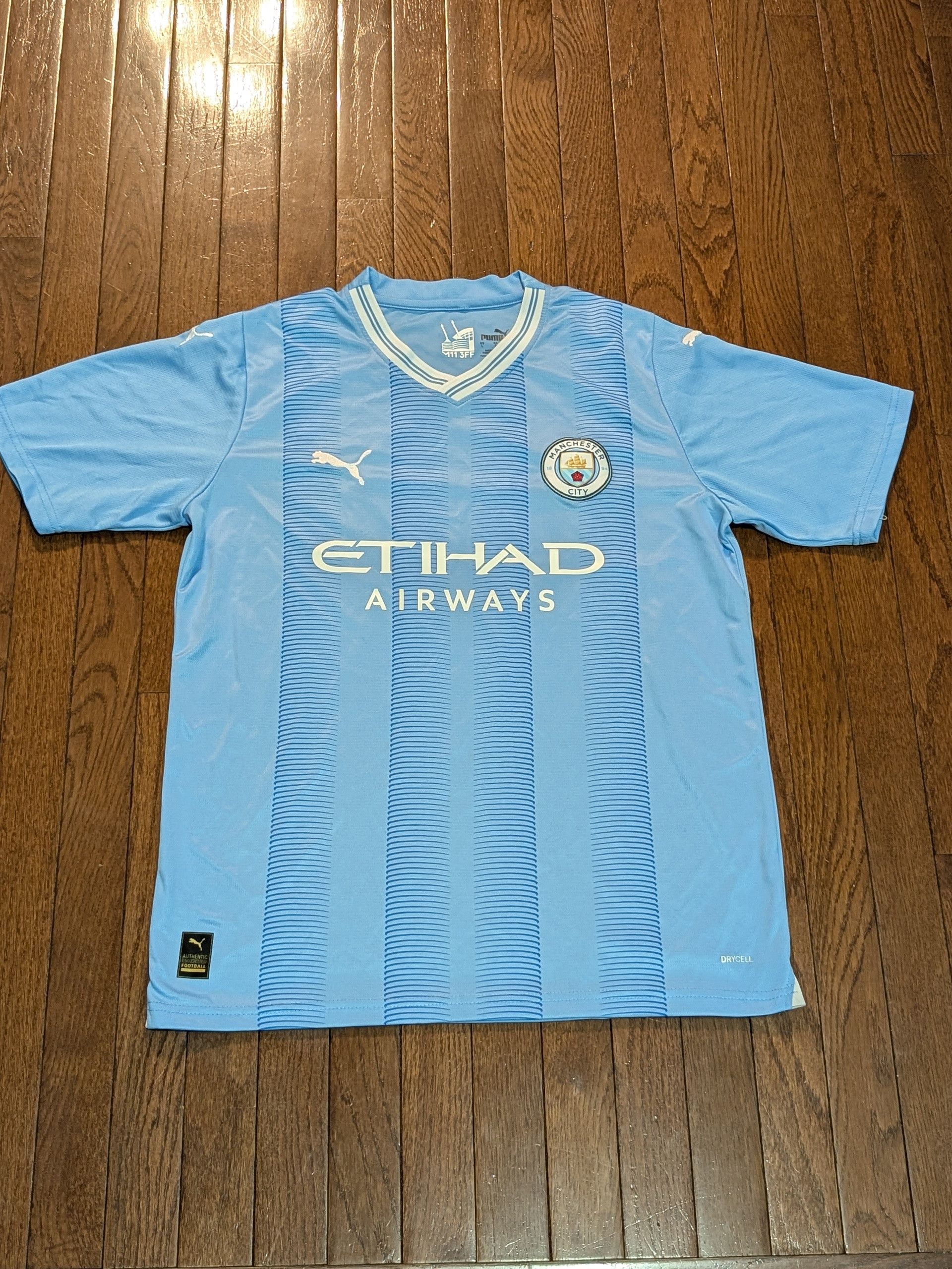 Puma 23/24 Puma Manchester City Home Jersey/Kit- Size L Size US L / EU 52-54 / 3 - 1 Thumbnail