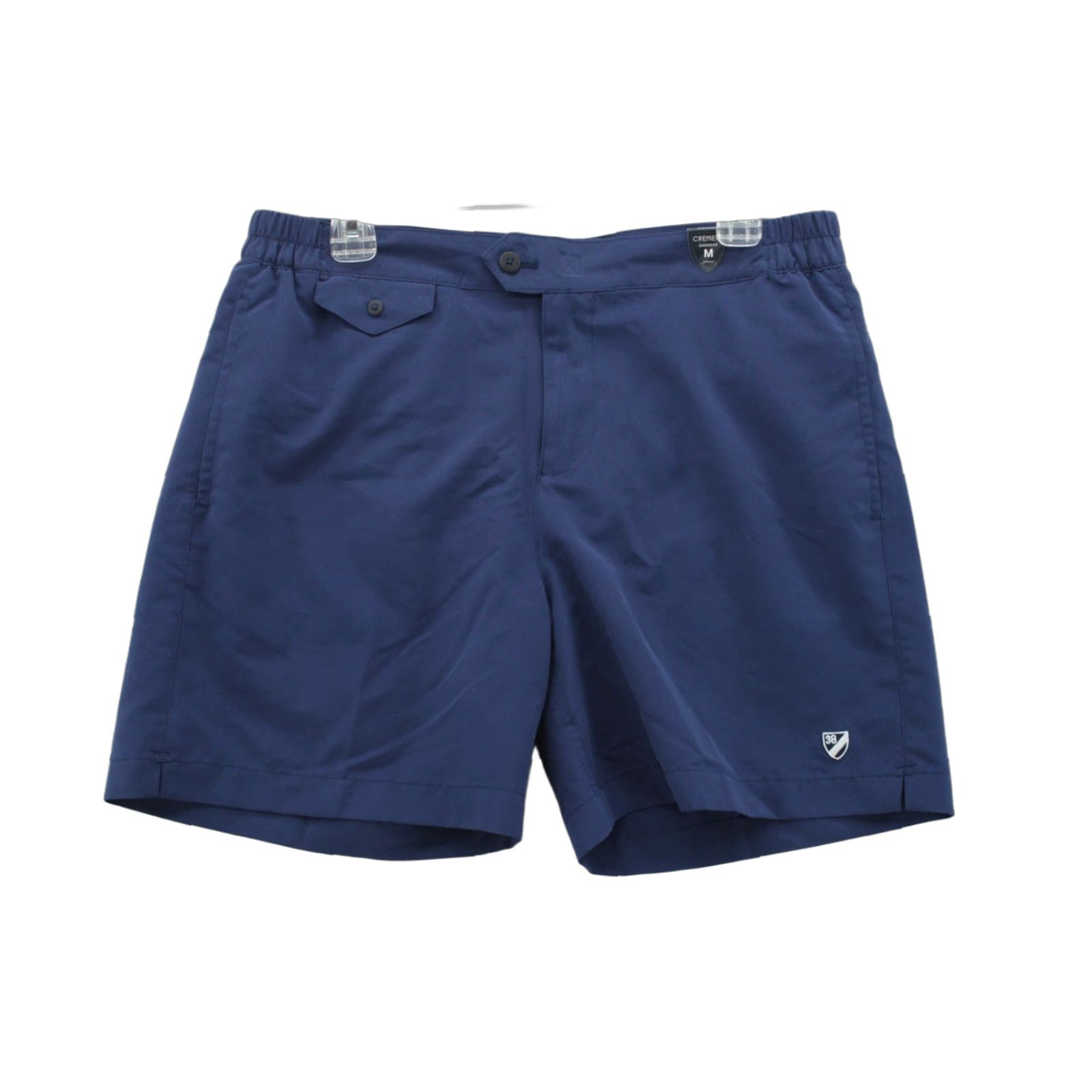 Cremieux Cremieux Swimwear Mens Medium Navy Blue Swim Trunks Lined Preppy Outdoors Size US 31 - 1 Thumbnail