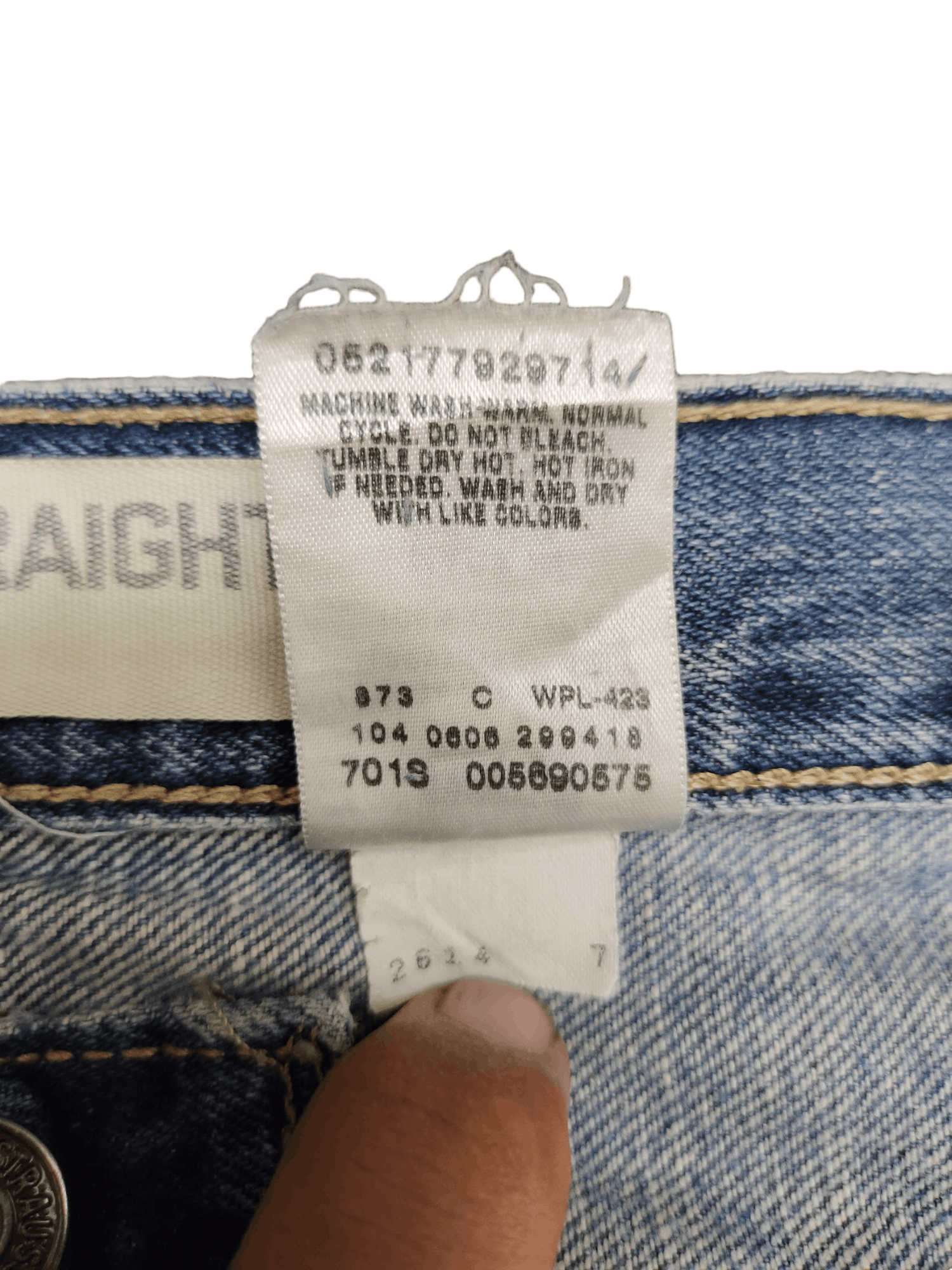 Levi's Vintage Clothing Vintage Y2k Levis Lot 569 Loose Straight Distress Jeans Size US 34 / EU 50 - 9 Thumbnail