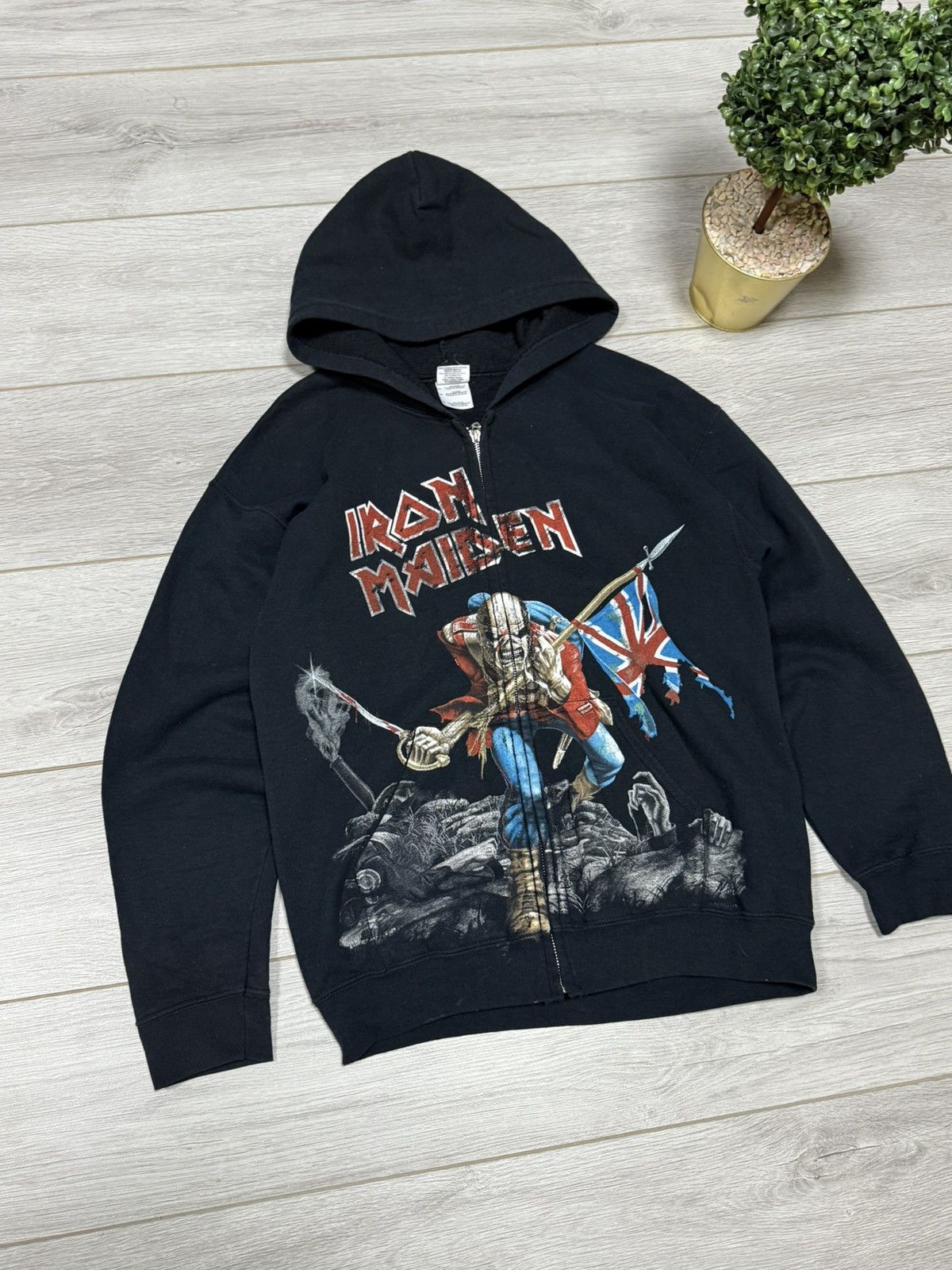 Iron Maiden Iron Maiden zip hoodie big print gildan no one wins Size US M / EU 48-50 / 2 - 6 Thumbnail