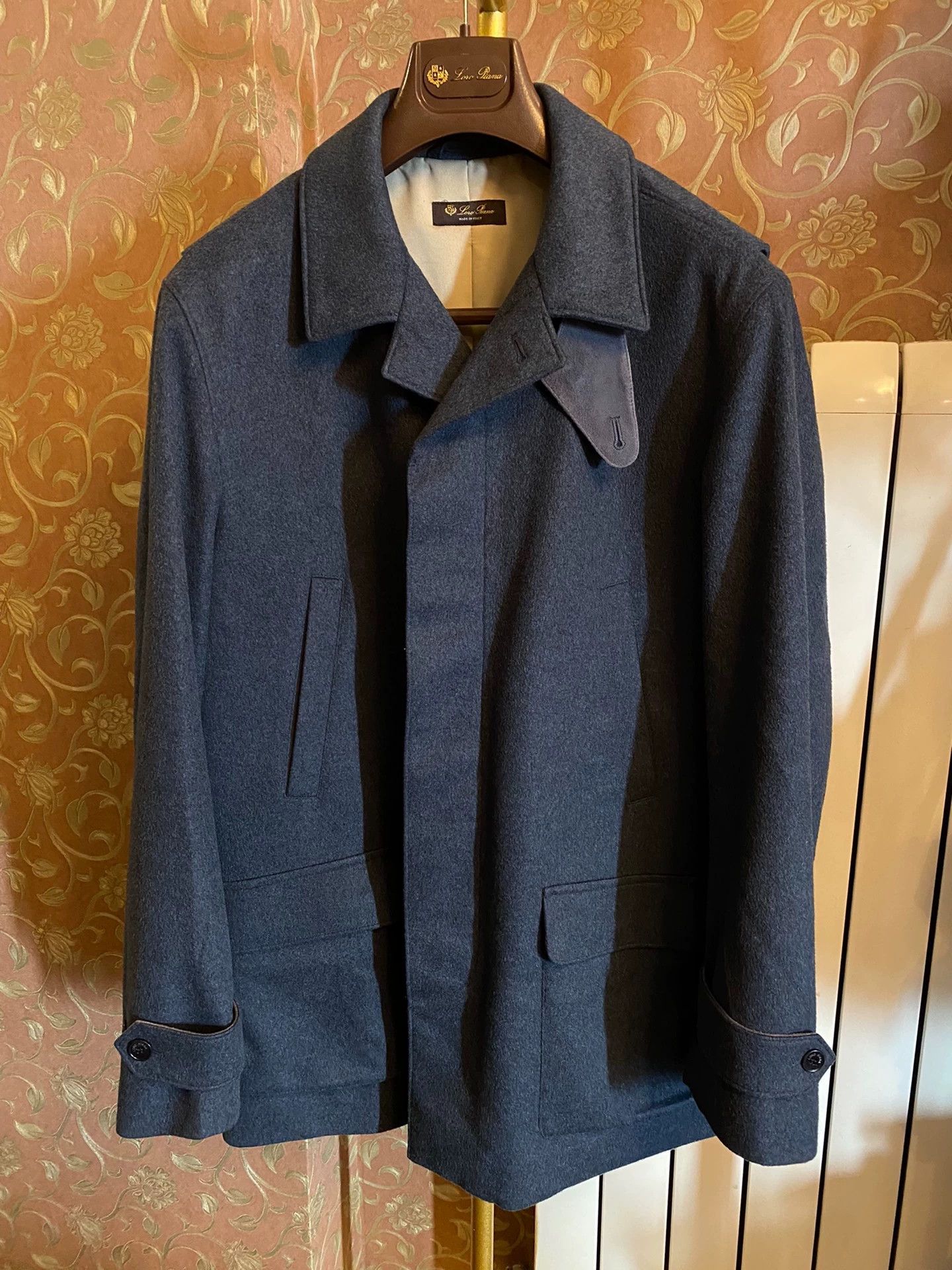 Loro Piana Men's LORO PIANA Baby Cashmere Storm System® Coat Size US L / EU 52-54 / 3 - 1 Thumbnail