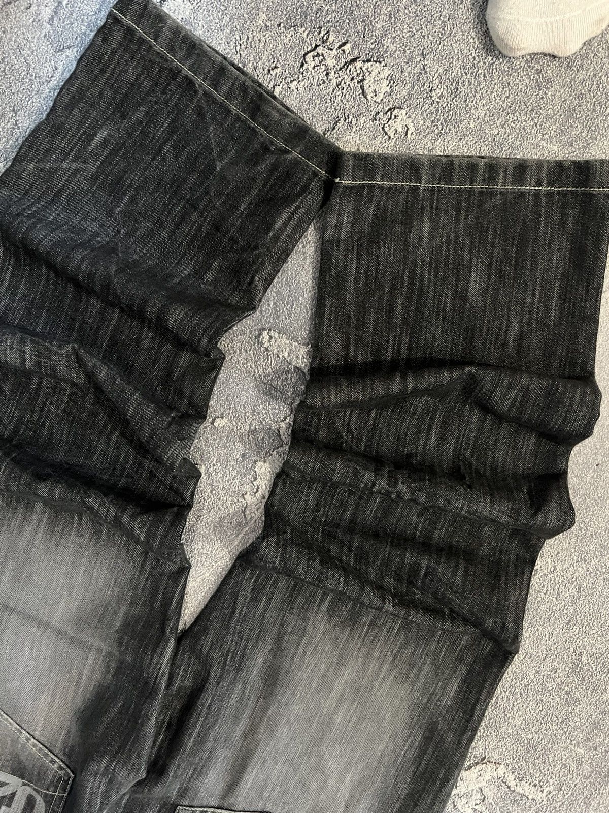 Japanese Brand Underground Retro Wide Leg Swag Jeans Japan Grunge Size US 39 - 3 Thumbnail