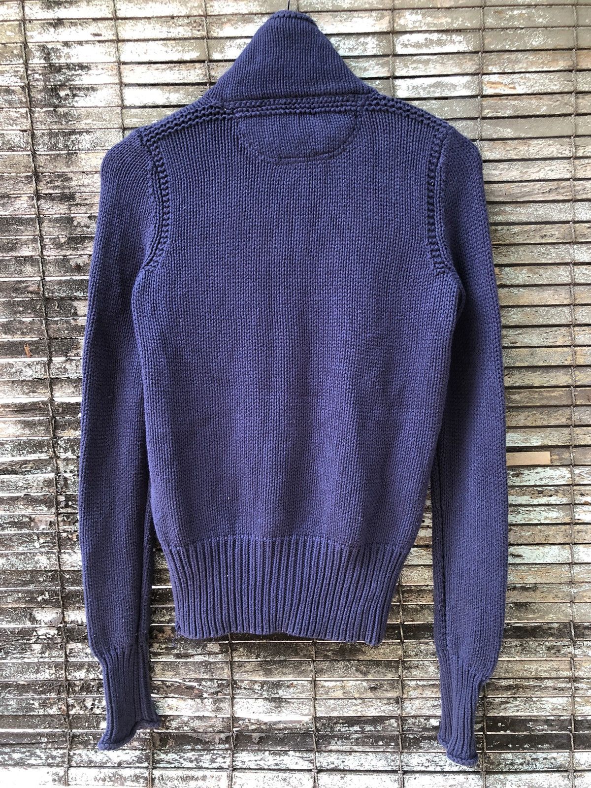 Polo Ralph Lauren Vintage 90s U.S.R.L Polo Ralph Lauren Zipper Knit Sweater Size S / US 4 / IT 40 - 10 Thumbnail