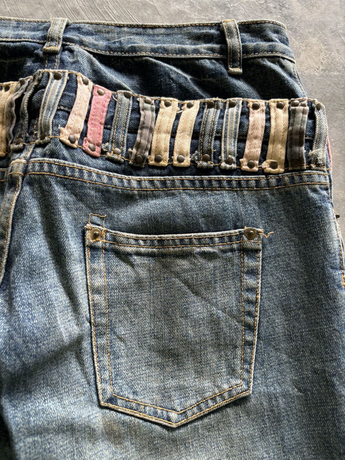 PPFM y2k double waist japanese jeans mouth valley punk grunge Size US 30 / EU 46 - 13 Thumbnail
