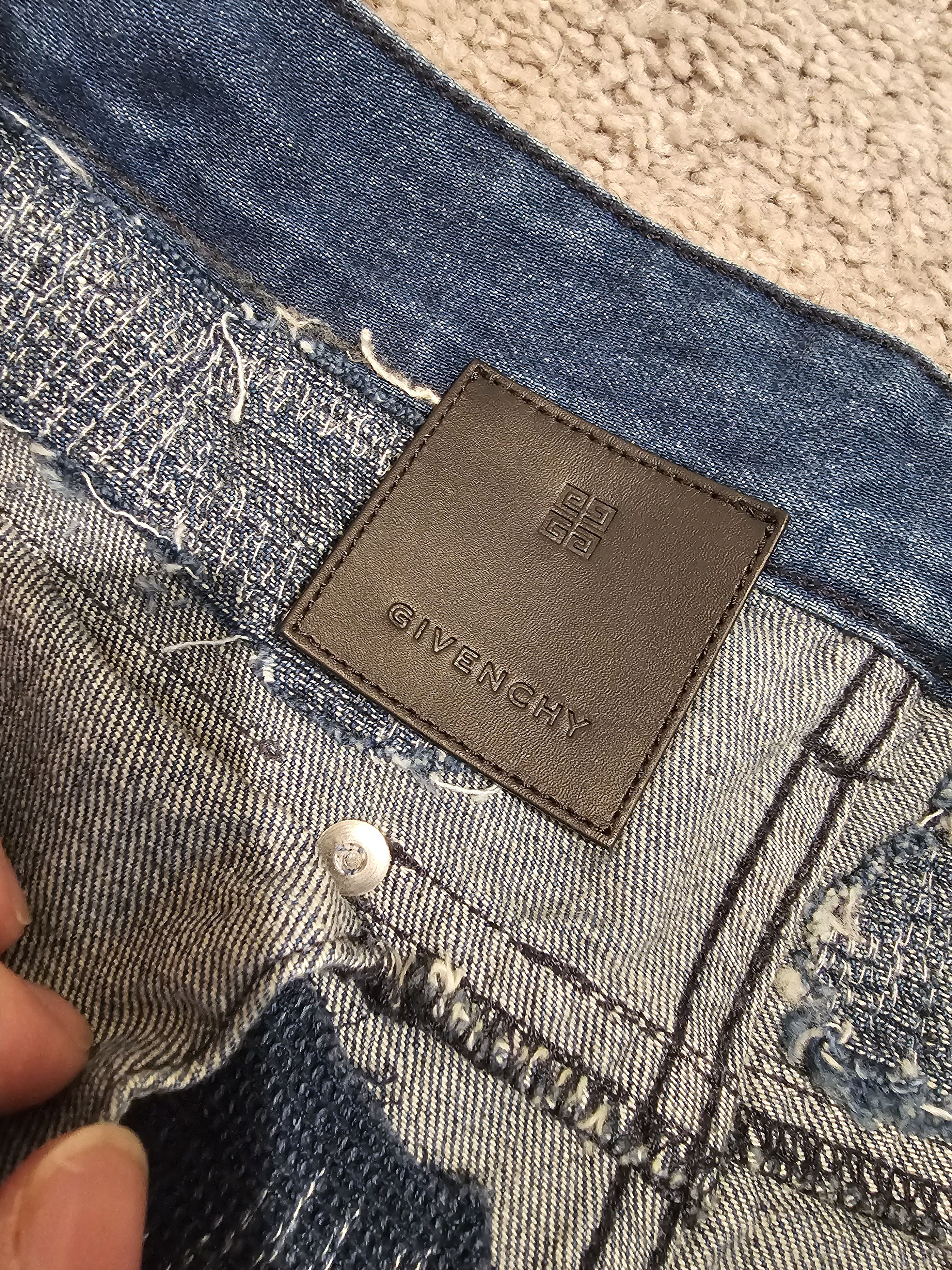 1017 ALYX 9SM × Ends Repair × Givenchy Givenchy Matthew Williams Distressed Boro Jeans AW22 ALYX Size US 32 / EU 48 - 2 Thumbnail
