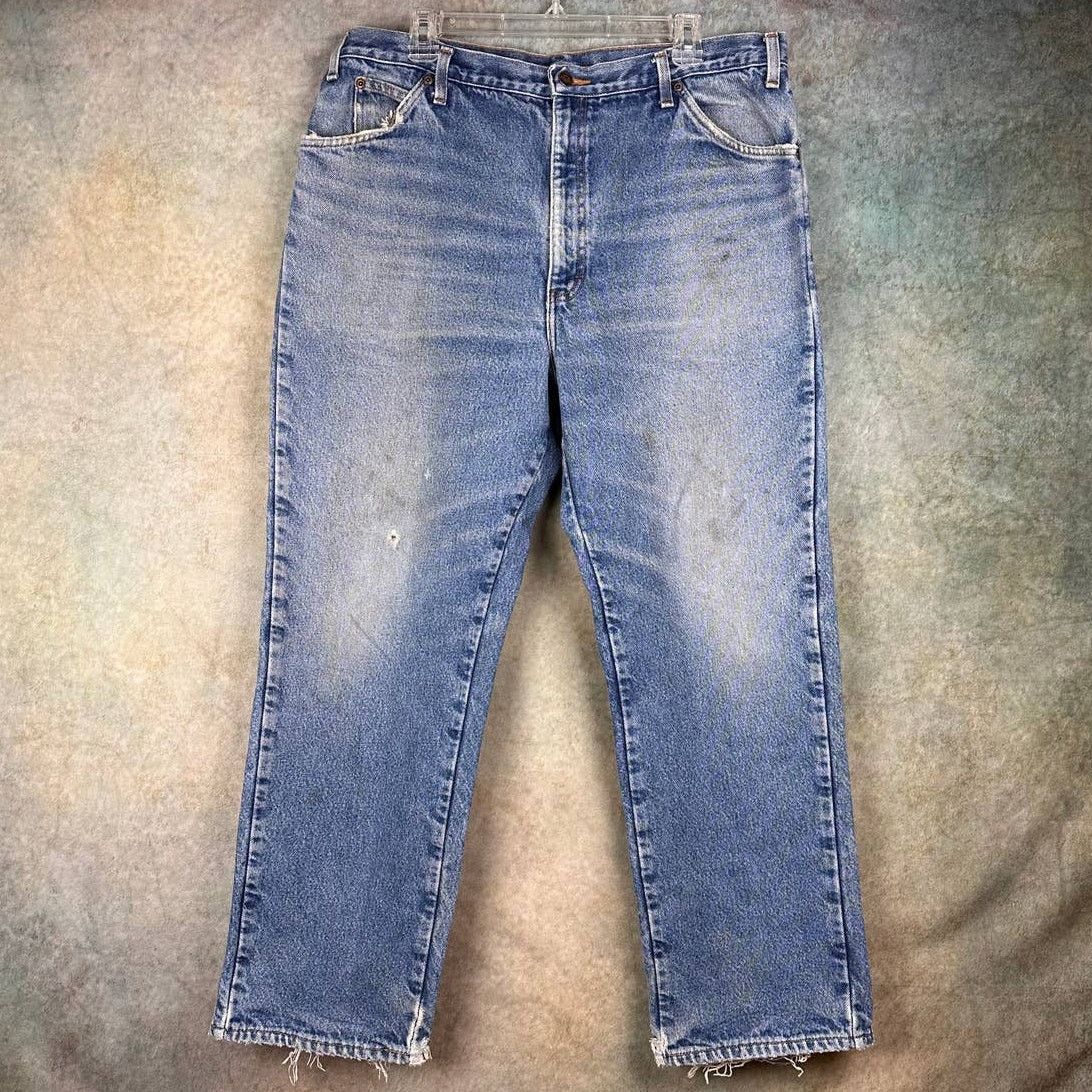 Dickies × Vintage Vintage Dickies Denim Jeans 38x30 Flannel Lined Workwear Size US 38 / EU 54 - 2 Thumbnail