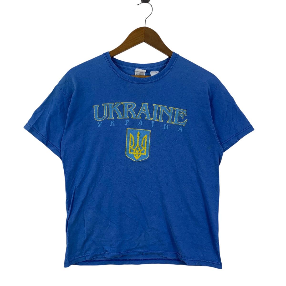 Vintage Vintage UKRAINE YKPAIHA SOLIDARITY World Peace Tee Shirt Top Size M / US 6-8 / IT 42-44 - 5 Thumbnail