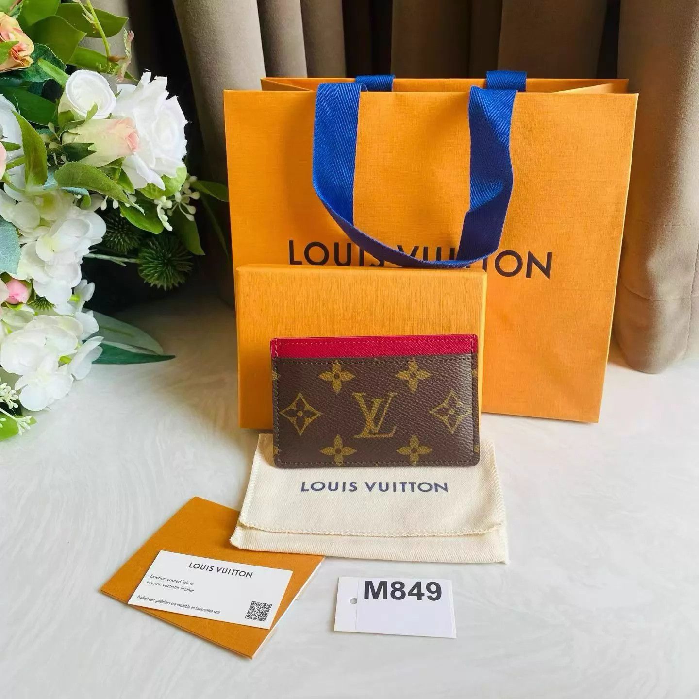 Louis Vuitton LV Brown Monogram Chip Card Holder (Mint, D.B., Box) Size ONE SIZE - 3 Thumbnail