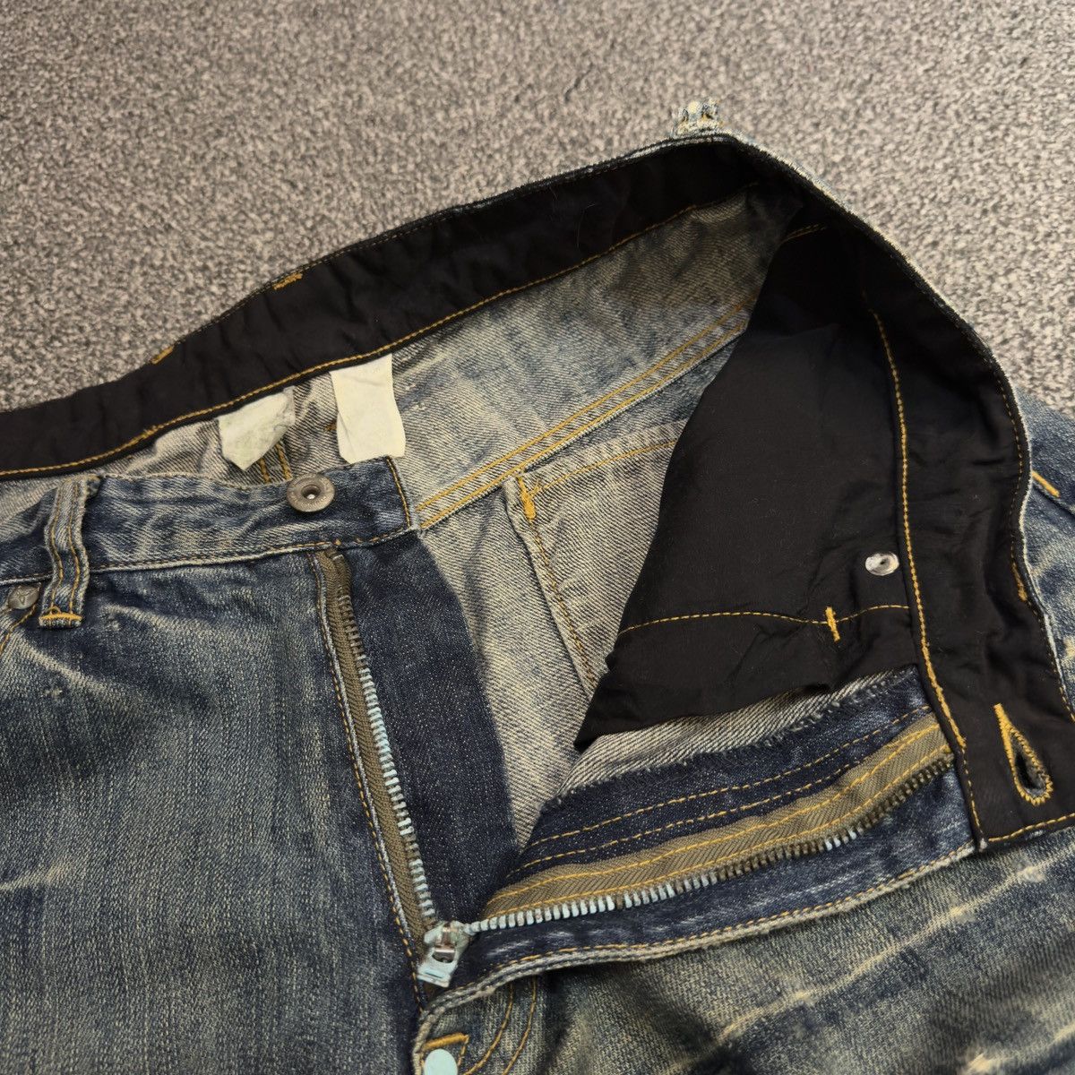 Seditionaries 🔥🇯🇵 Japanese Distressed Fiberops Thrashed Denim Size US 34 / EU 50 - 15 Thumbnail