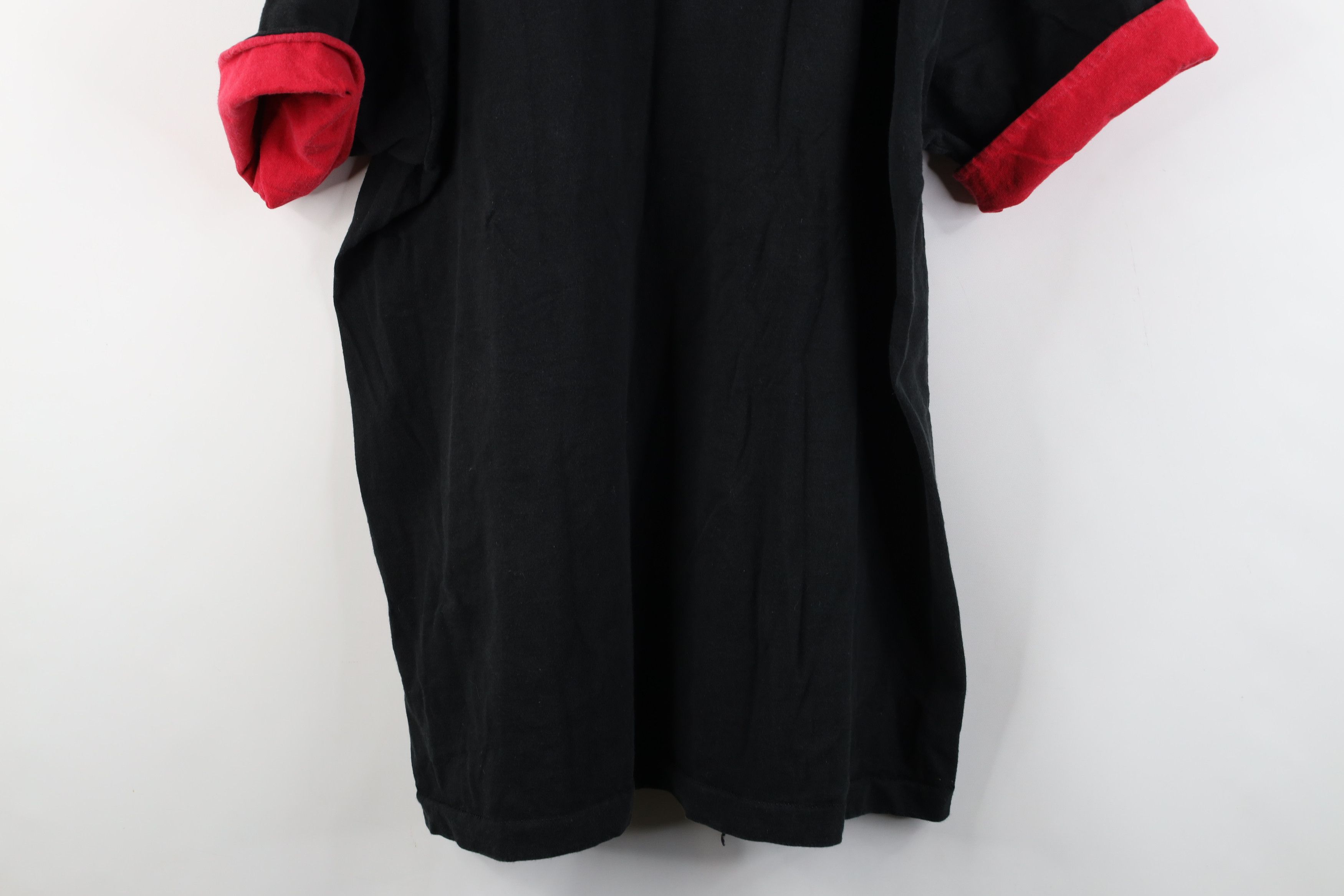 Vintage Vintage 90s Streetwear Cotton Layered T-Shirt Black USA Size US XXL / EU 58 / 5 - 15 Thumbnail
