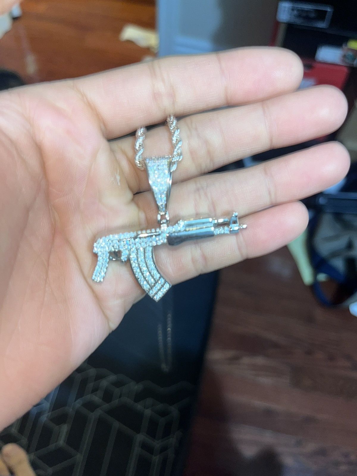 Other Moisannite ak pendant Size ONE SIZE - 1 Thumbnail