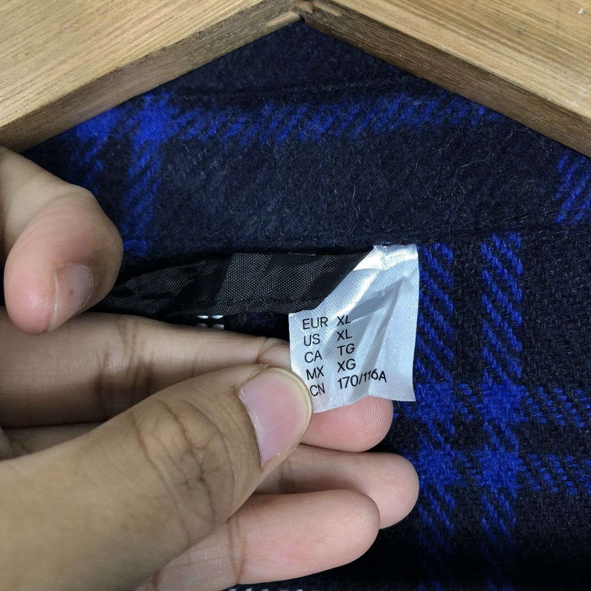 Flannel 🔥90’s Chore Divided Flannel Jacket Tartan Design Big Size Size US XL / EU 56 / 4 - 14 Thumbnail