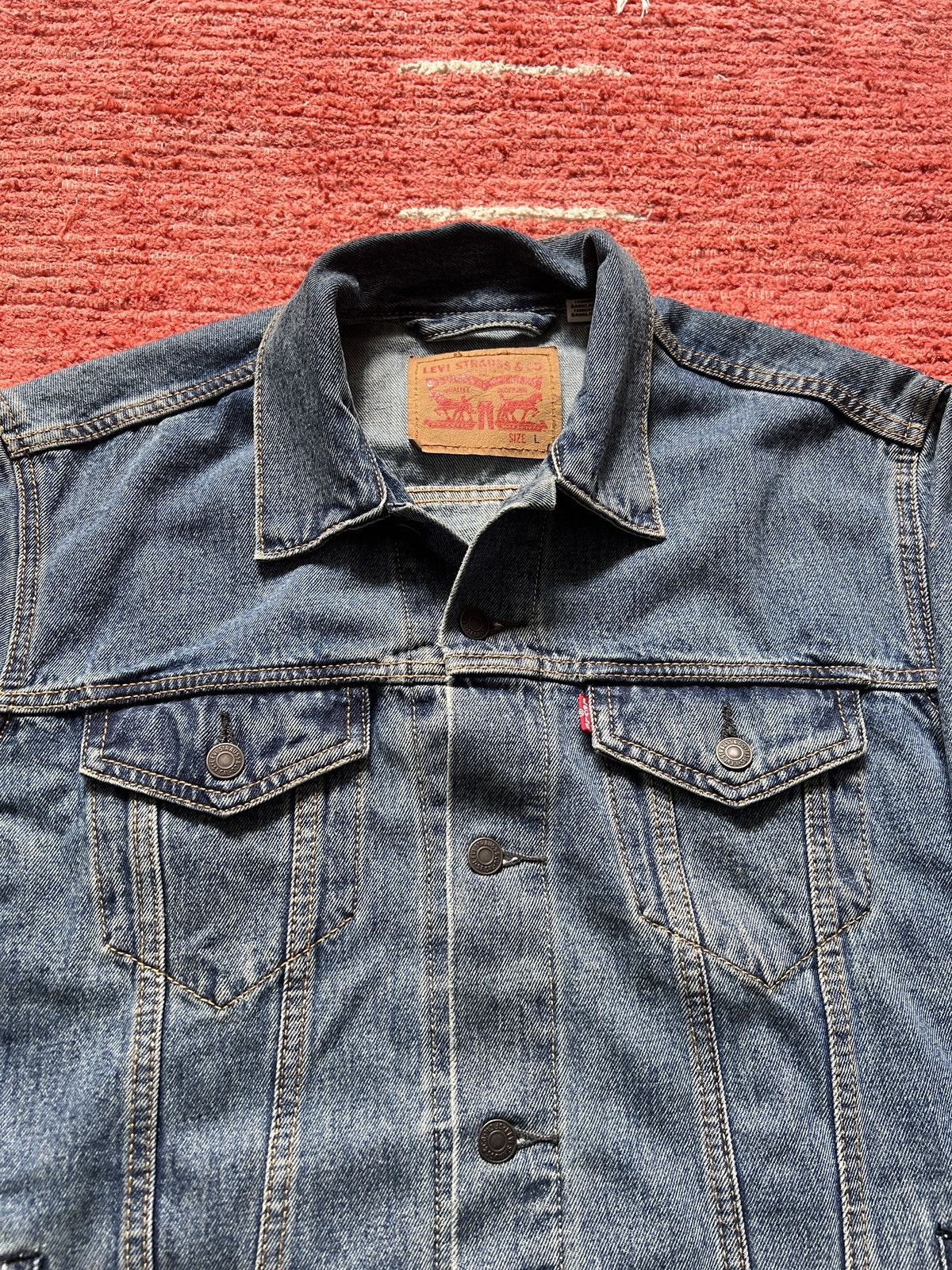 Levi's Vintage Clothing Levi’s Men’s Trucker Jeans Jacket Size US L / EU 52-54 / 3 - 5 Thumbnail
