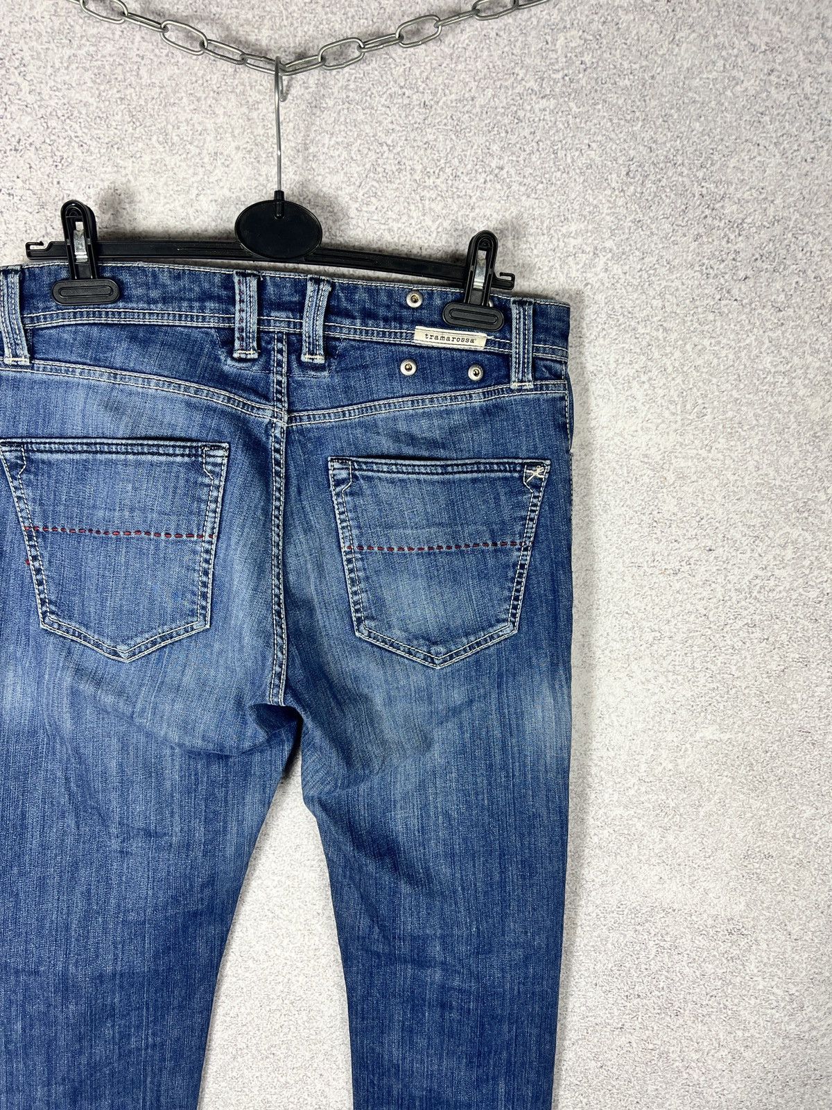 Hysteric Glamour SARTORIA TRAMAROSSA MENS LEONARDO MCMLXVII BLUE DENIM JEANS Size US 32 / EU 48 - 3 Thumbnail