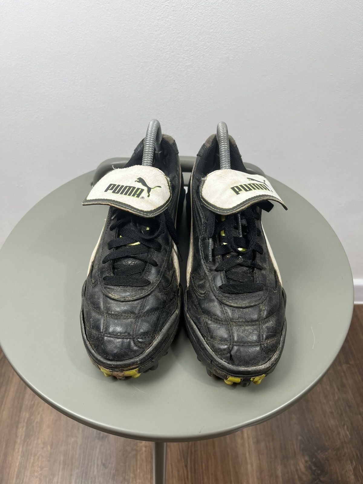Puma Puma King Classic Vintage Black White Soccer Cleats Size 40 Size US 7.5 / EU 40-41 - 4 Thumbnail