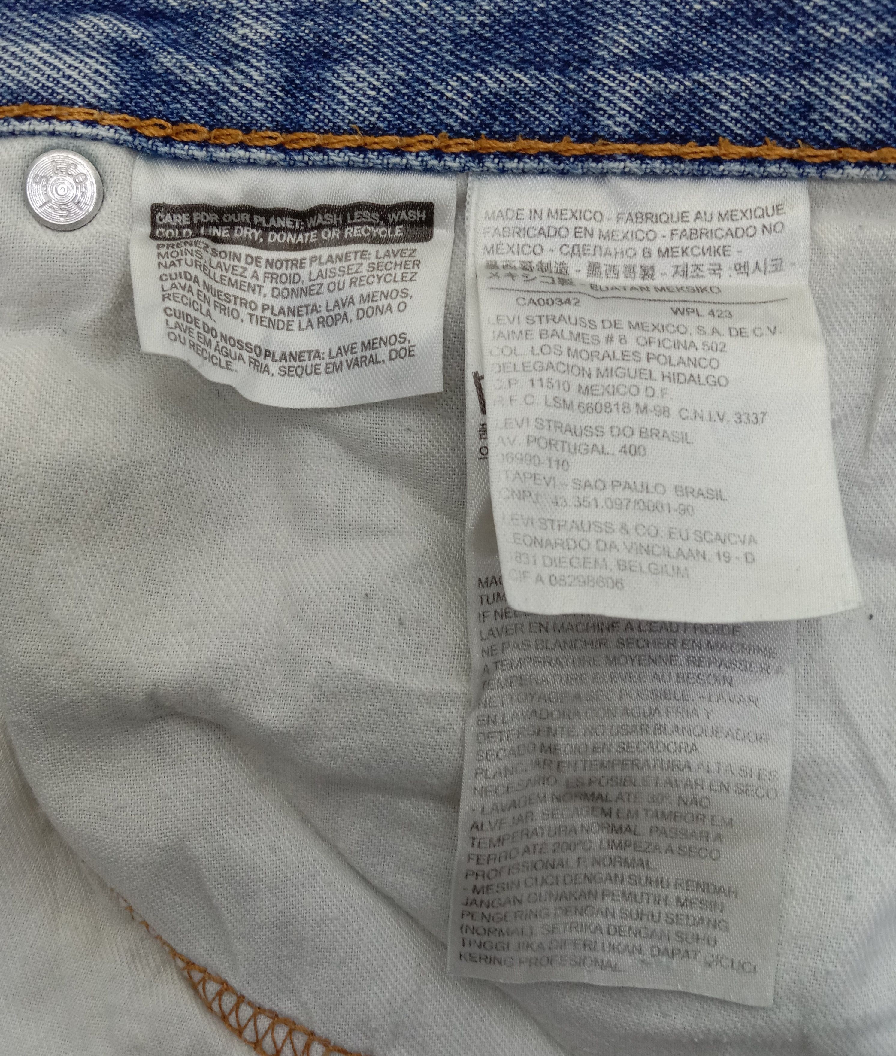 Levi's Vintage Levi's 505 Jeans Light Wash Regular Fit Denim Size US 38 / EU 54 - 12 Thumbnail
