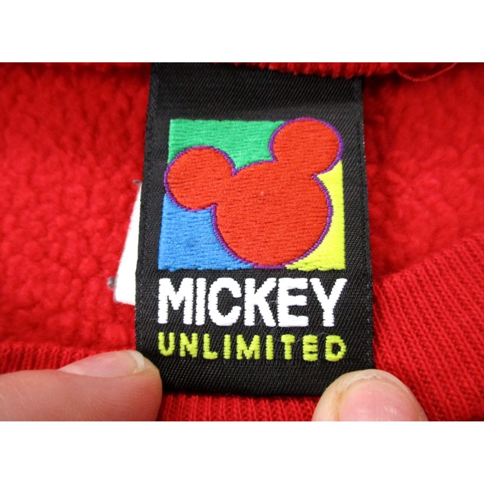 Vintage VINTAGE Land'n Sea Mickey Mouse Sweatshirt Men 3XL Crew Neck Red Pullover Sweater Christmas 90s Holiday Graphic Print Knit Regular Mens Size US XXL / EU 58 / 5 - 6 Thumbnail