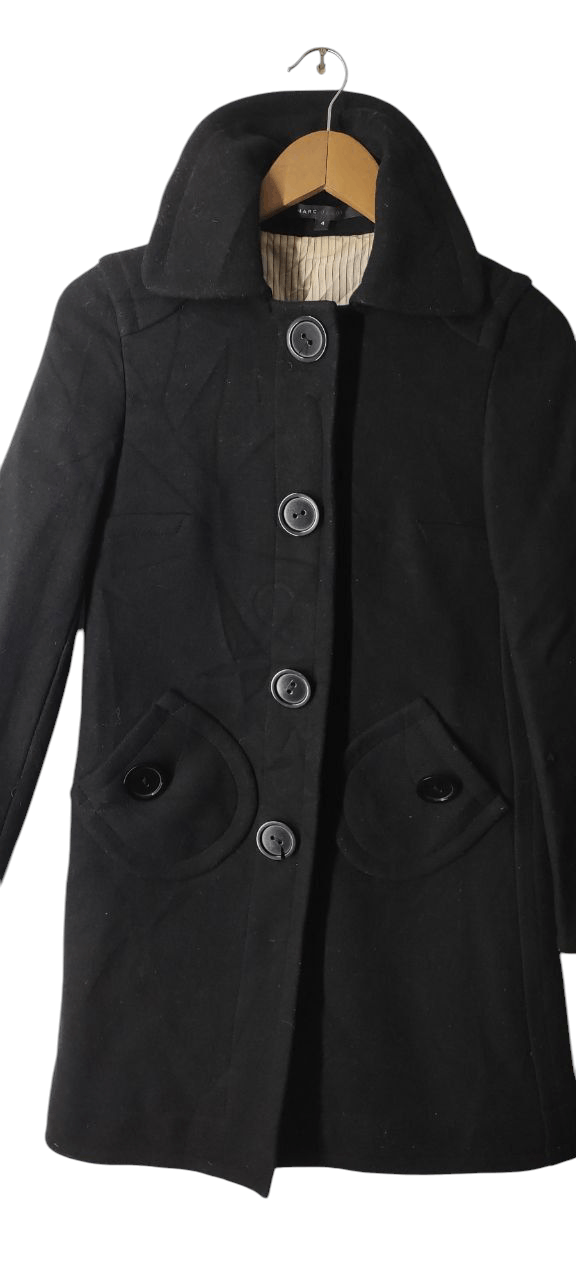 Marc Jacobs MARC JACOB TRECH WOOL COAT JACKET Size S / US 4 / IT 40 - 10 Thumbnail