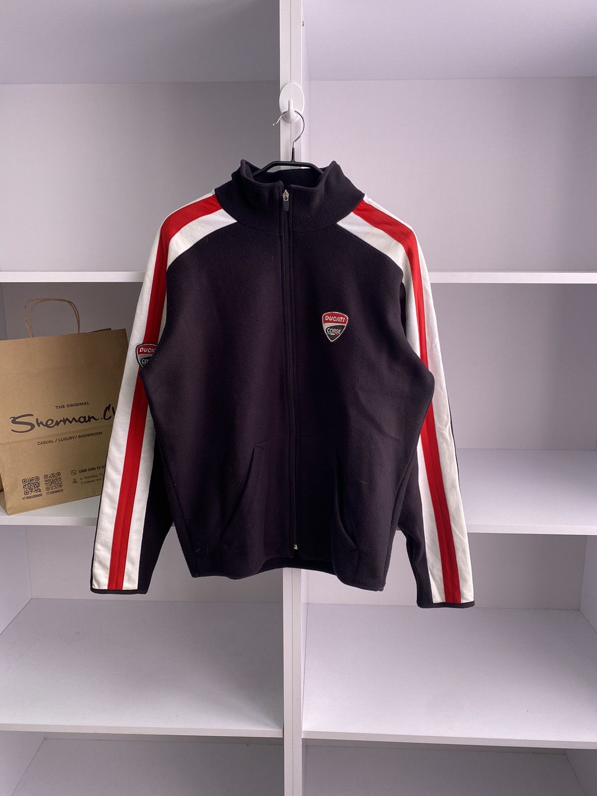 Ducati × Vintage Vintage Ducati Racing Fleece Jacket Size US M / EU 48-50 / 2 - 1 Thumbnail
