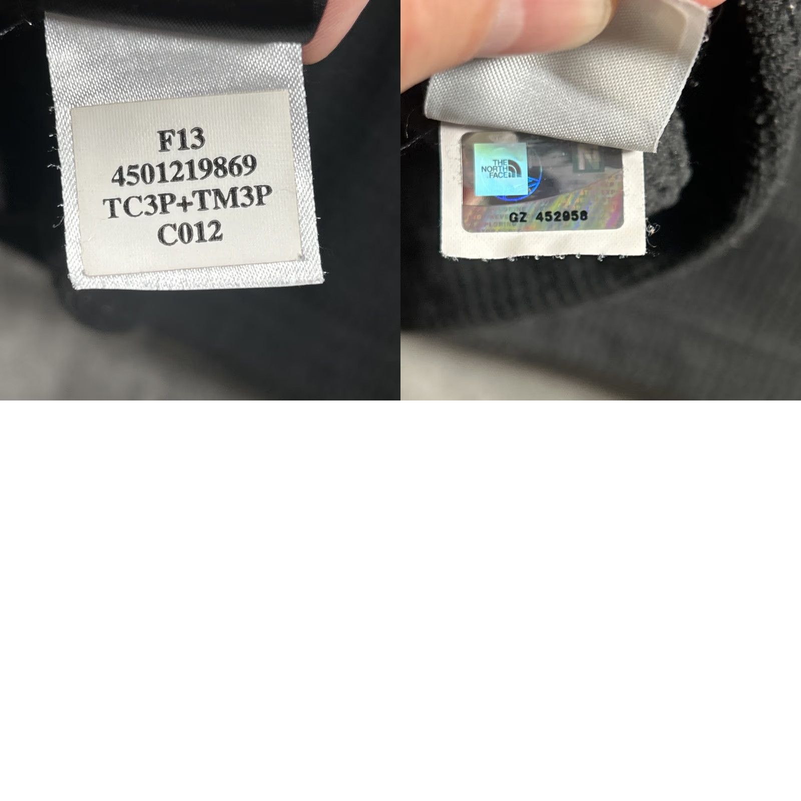 The North Face The North Face Mens Full Zip Waffle Knit Jacket Medium Black Thermal Size US M / EU 48-50 / 2 - 9 Thumbnail