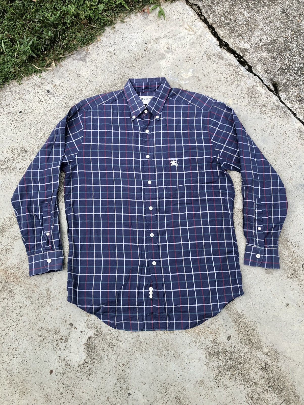 Burberry VINTAGE BURBERRYS PLAID BUTTON UP Size US L / EU 52-54 / 3 - 1 Thumbnail