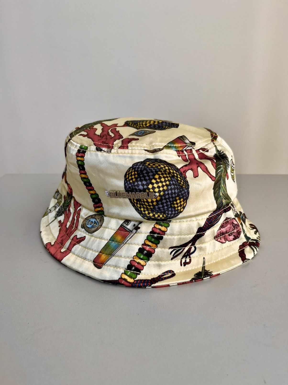 Bluemarble Bluemarble ss2023 printed viscose cotton bucket hat Size ONE SIZE - 1 Thumbnail