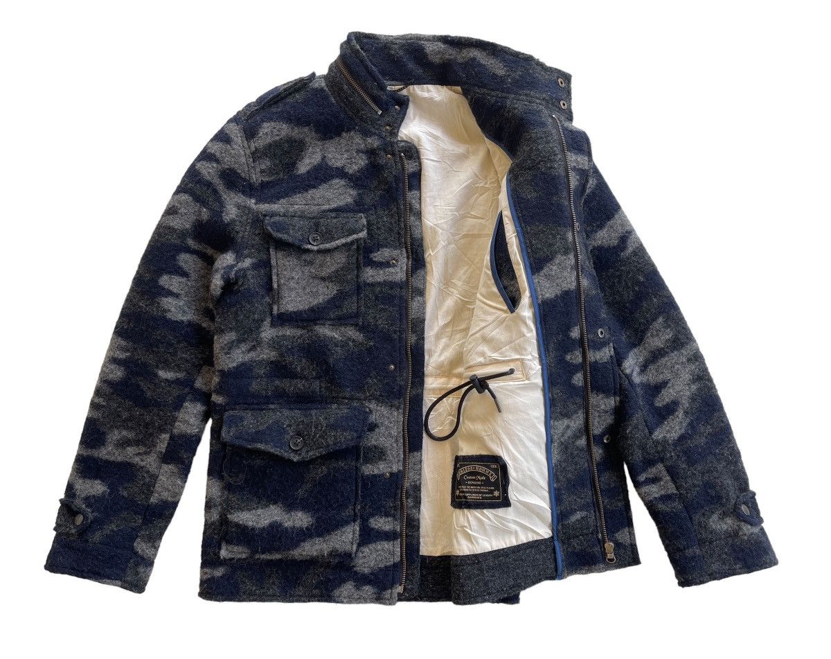 291295=Homme 291295 Homme Wool Camouflage Jacket Size US M / EU 48-50 / 2 - 8 Thumbnail