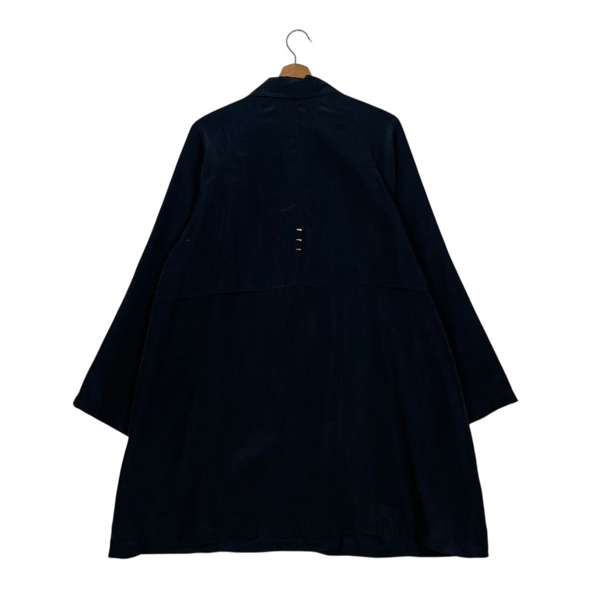 Japanese Brand Japanese Brand Women Black Coat Size L / US 10 / IT 46 - 7 Thumbnail