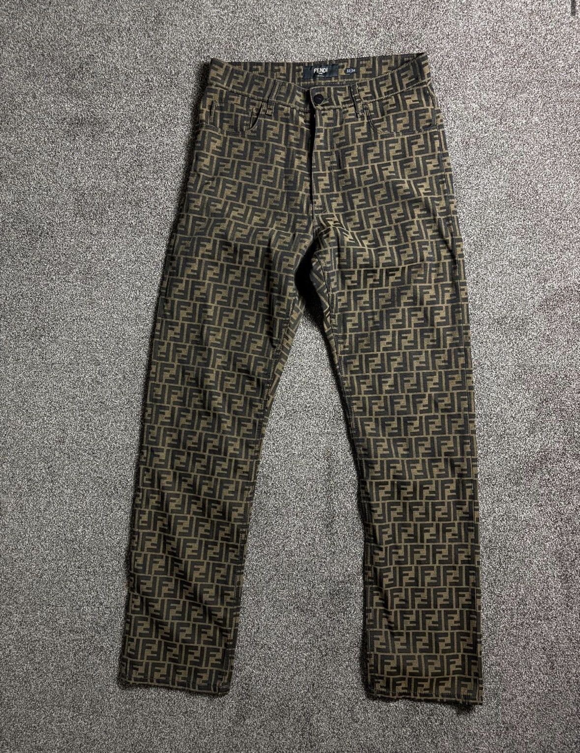 Fendi Fendi FF Monogram Trousers Size US 32 / EU 48 - 1 Thumbnail