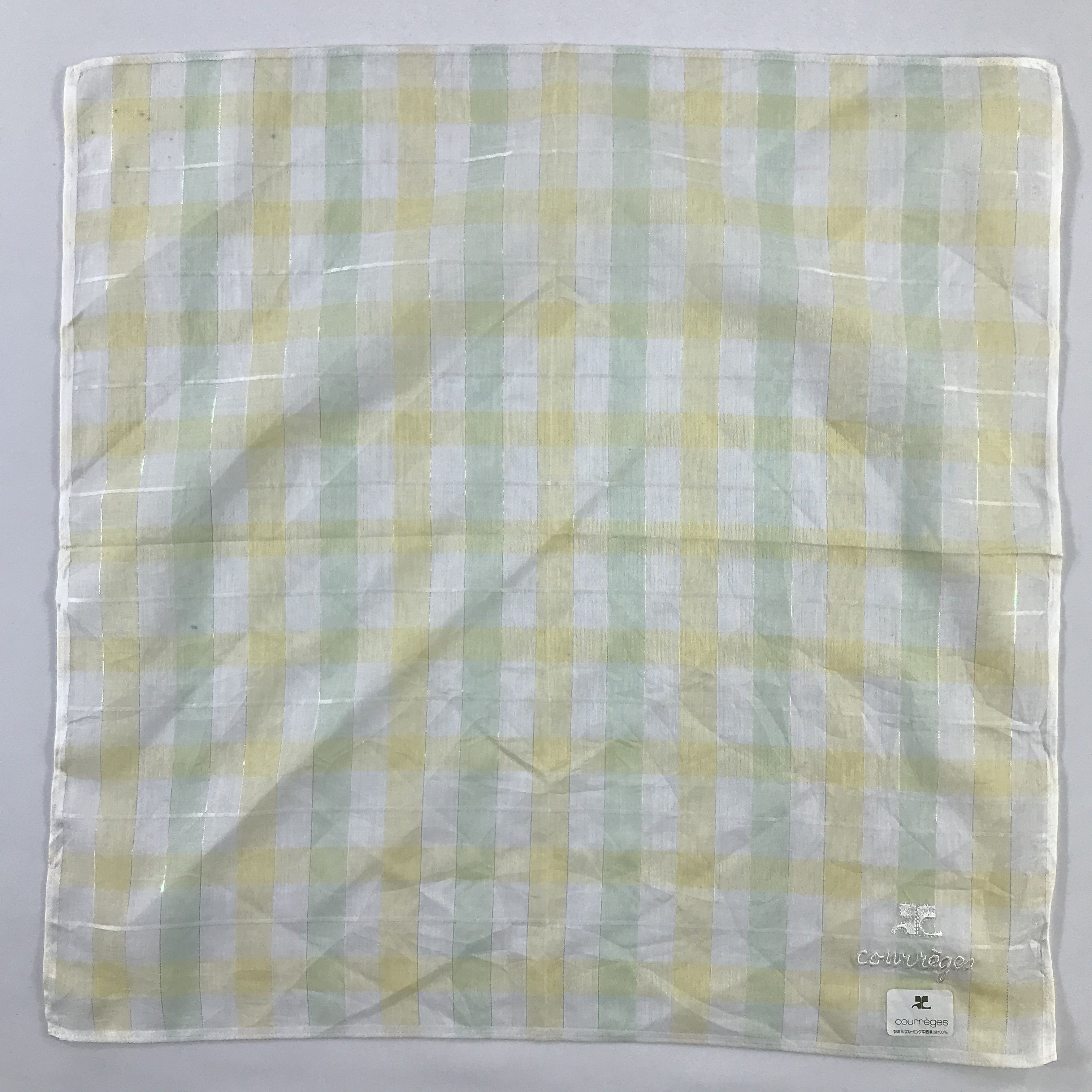 Courreges × Vintage Courreges Bandana / Handkerchief / Neckerchief - S588 Size ONE SIZE - 1 Thumbnail