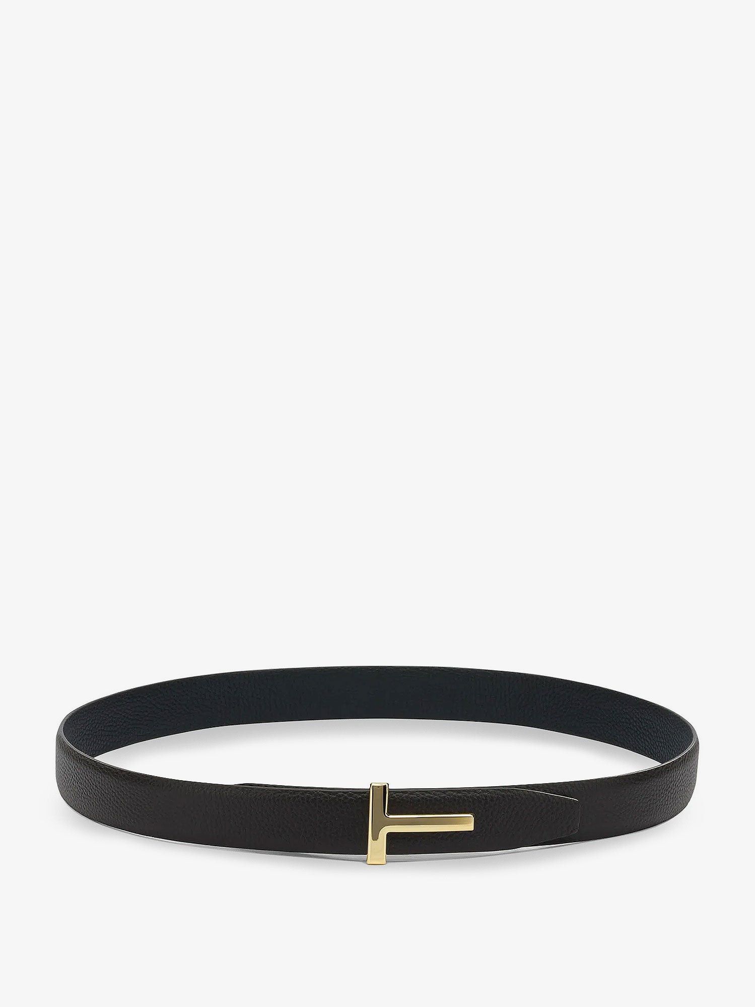 Tom Ford Reversible Hammered Leather Belt Size ONE SIZE - 1 Thumbnail