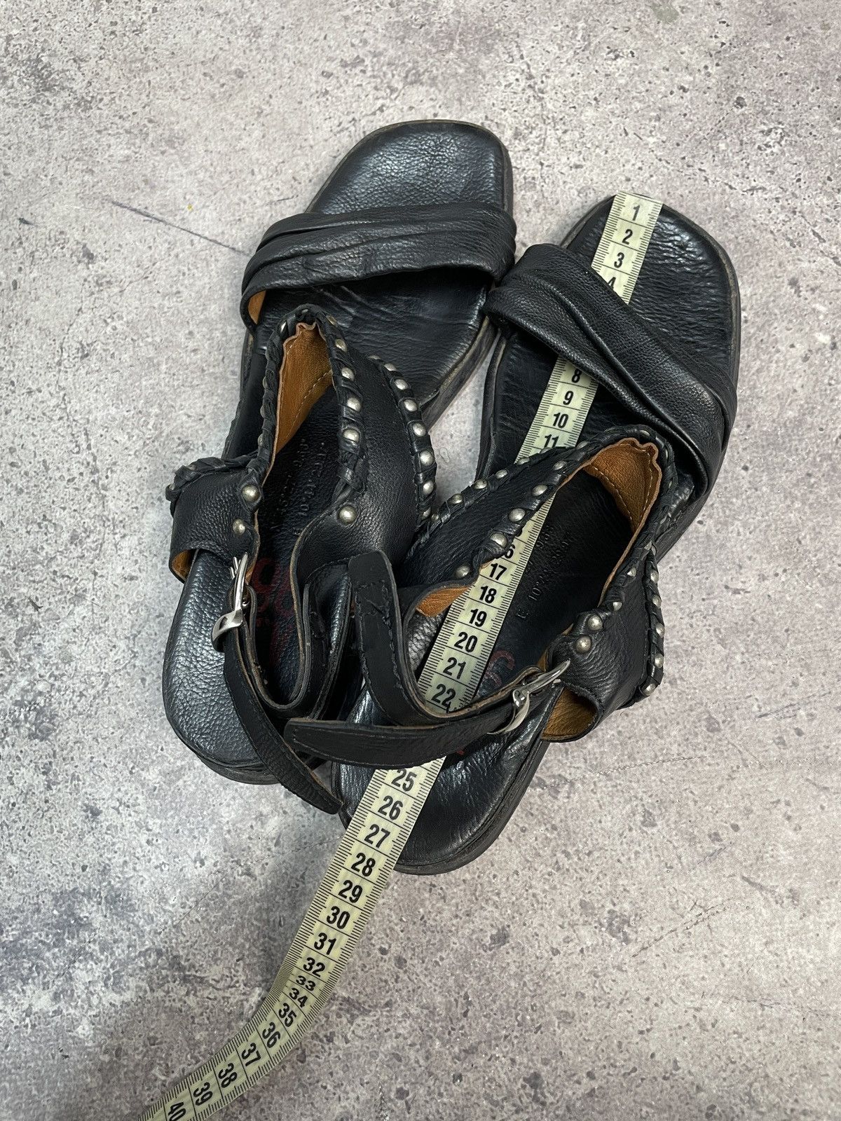 Vintage AS 98 Guidi Style Sandal High Leather Biker Boots