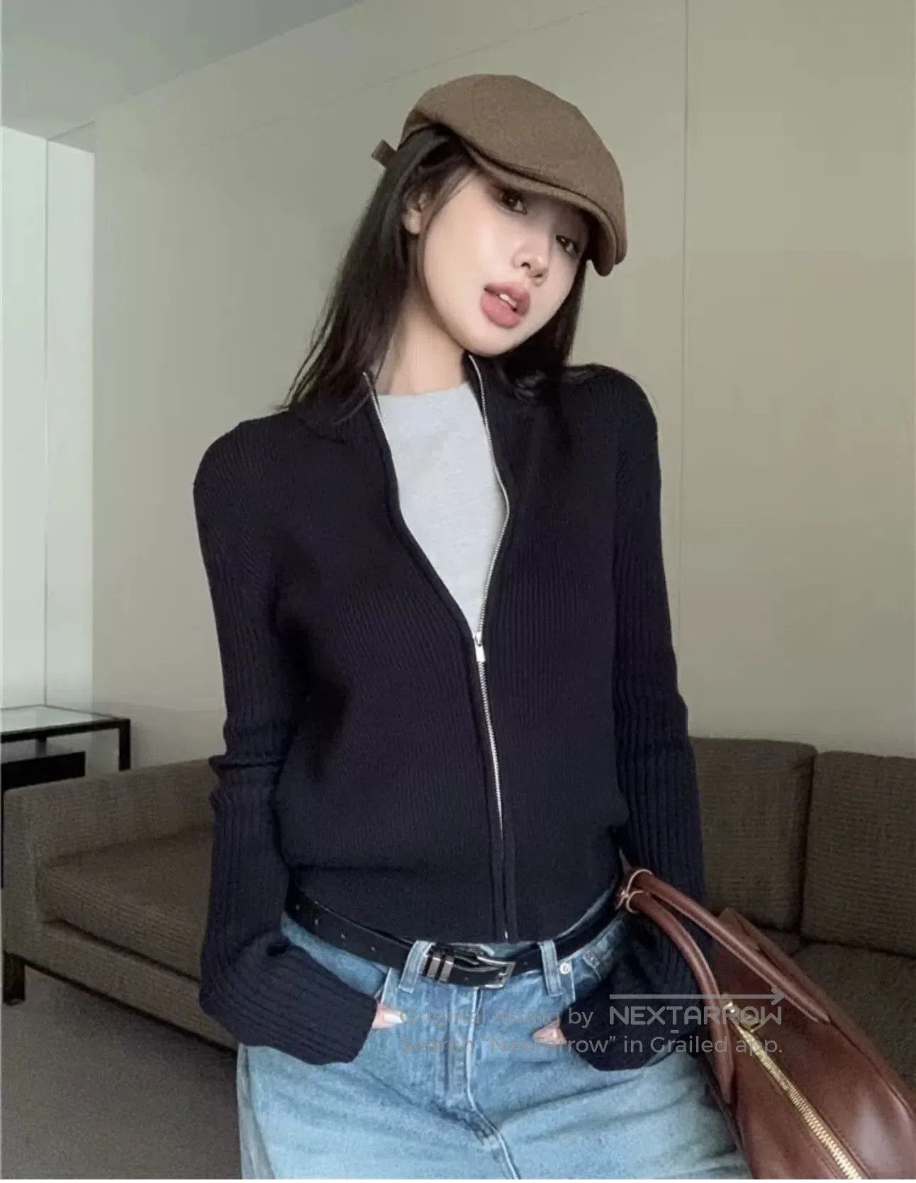 Louis Vuitton Louis Vuitton Stripe Logo Knit Jacket. Size US XS / EU 42 / 0 - 8 Thumbnail
