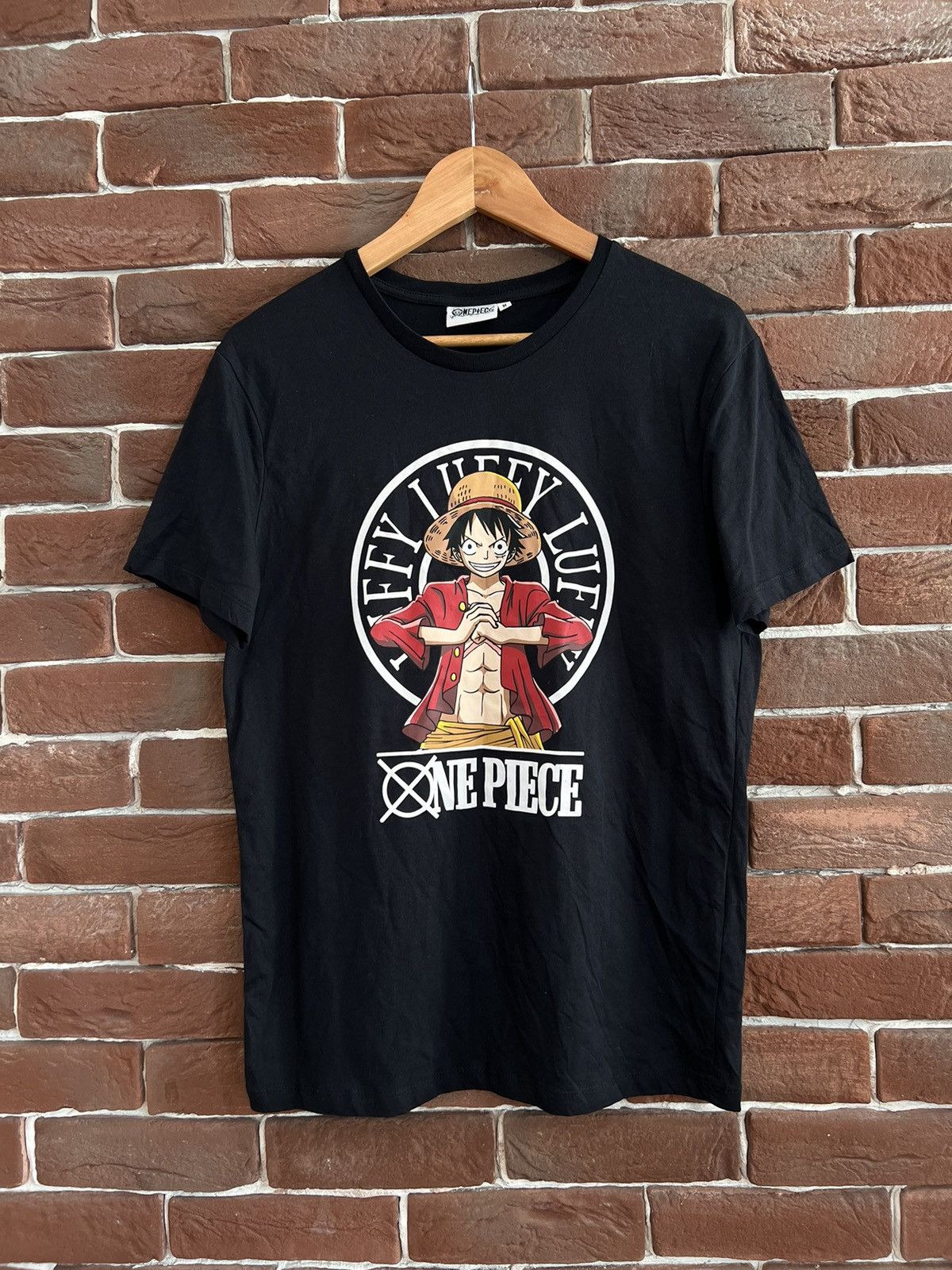 Anime One Piece Vintage Anime Tee Y2k Luffy Print Japanese Movie M Size US M / EU 48-50 / 2 - 1 Thumbnail