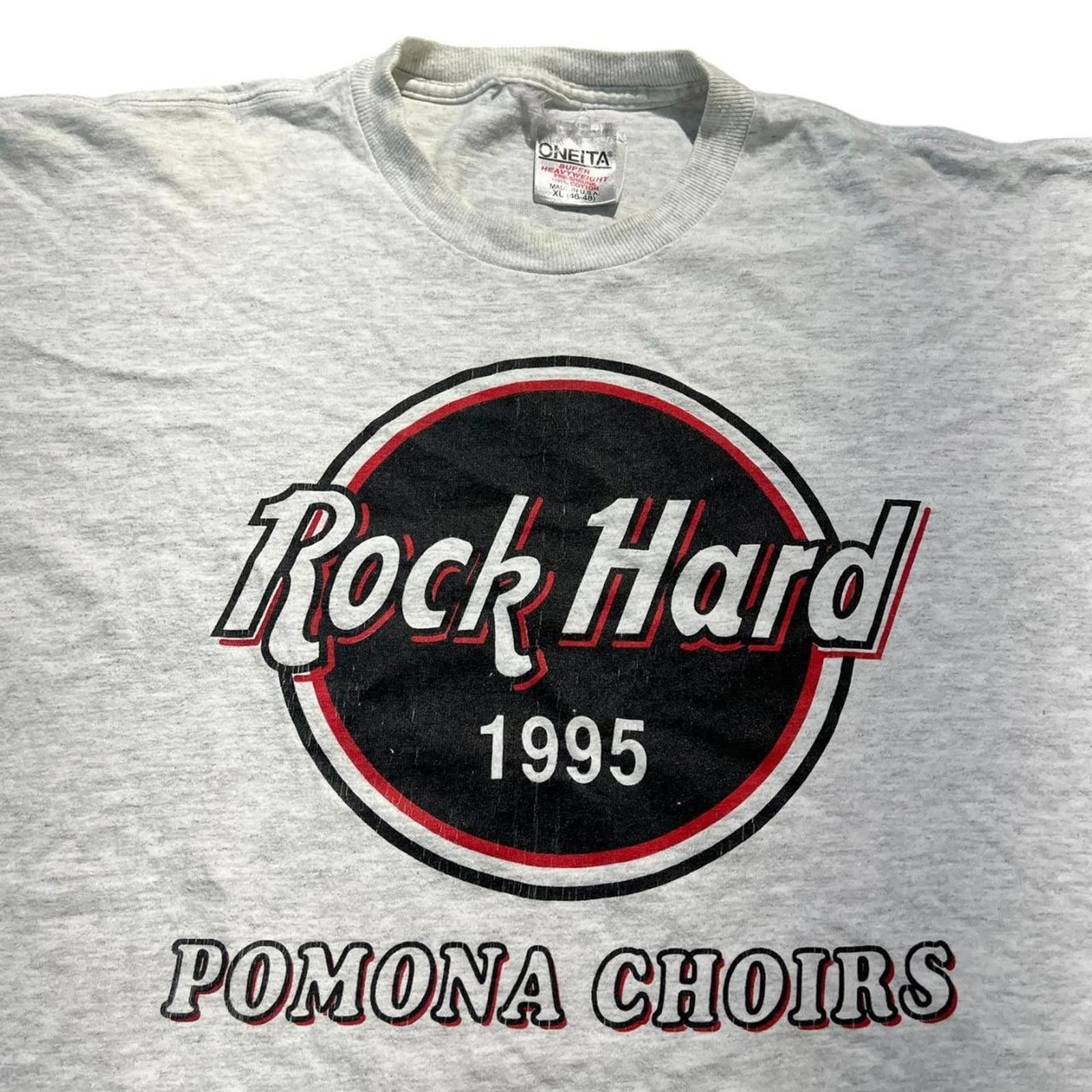 Designer Vintage 90s Rock Hard Pomona Choirs Music Is Life Take Notes Size US XL / EU 56 / 4 - 3 Thumbnail