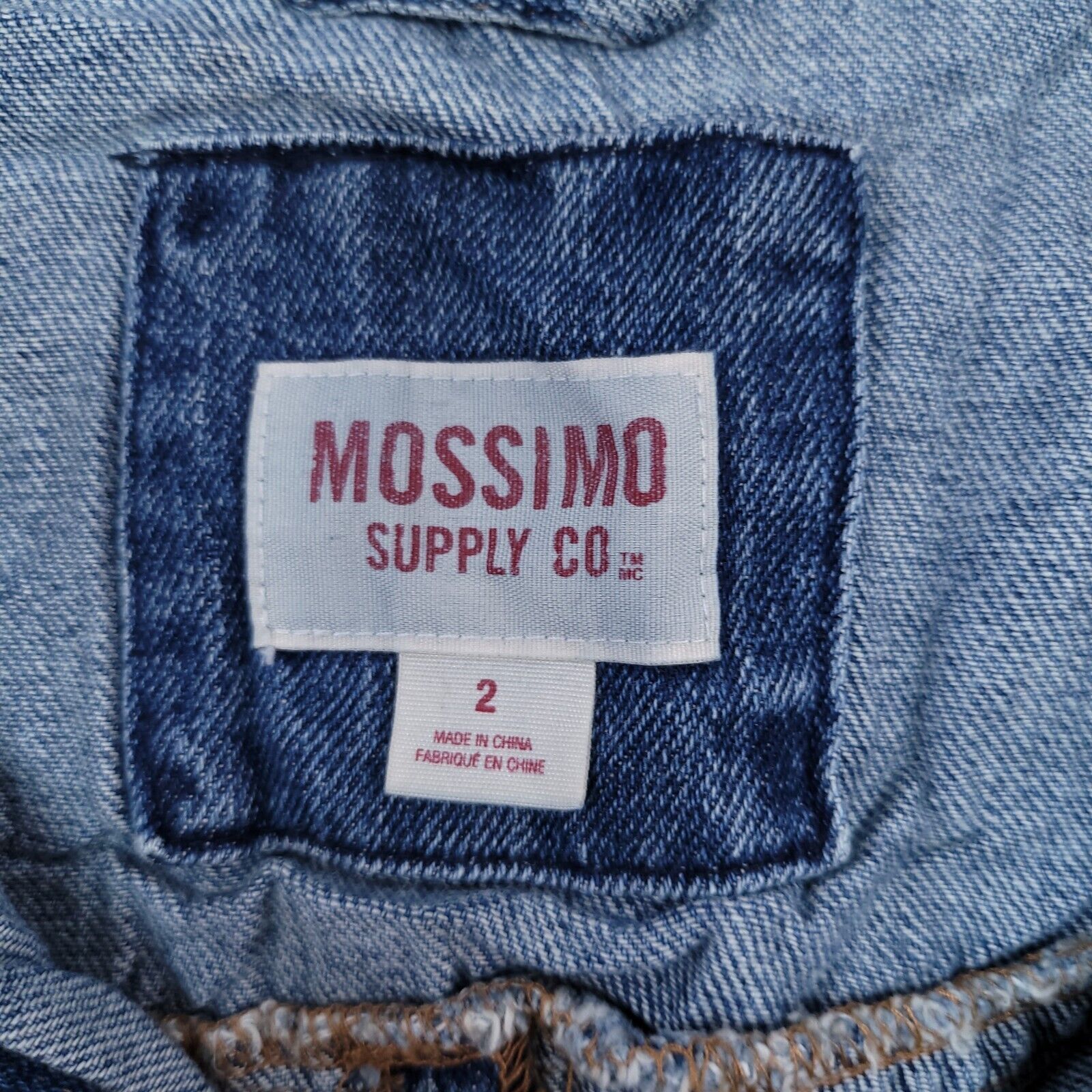 Mossimo Mossimo Button Up Long Sleeve Jean Jacket Womens Size 2 Blue Size S / US 4 / IT 40 - 3 Thumbnail