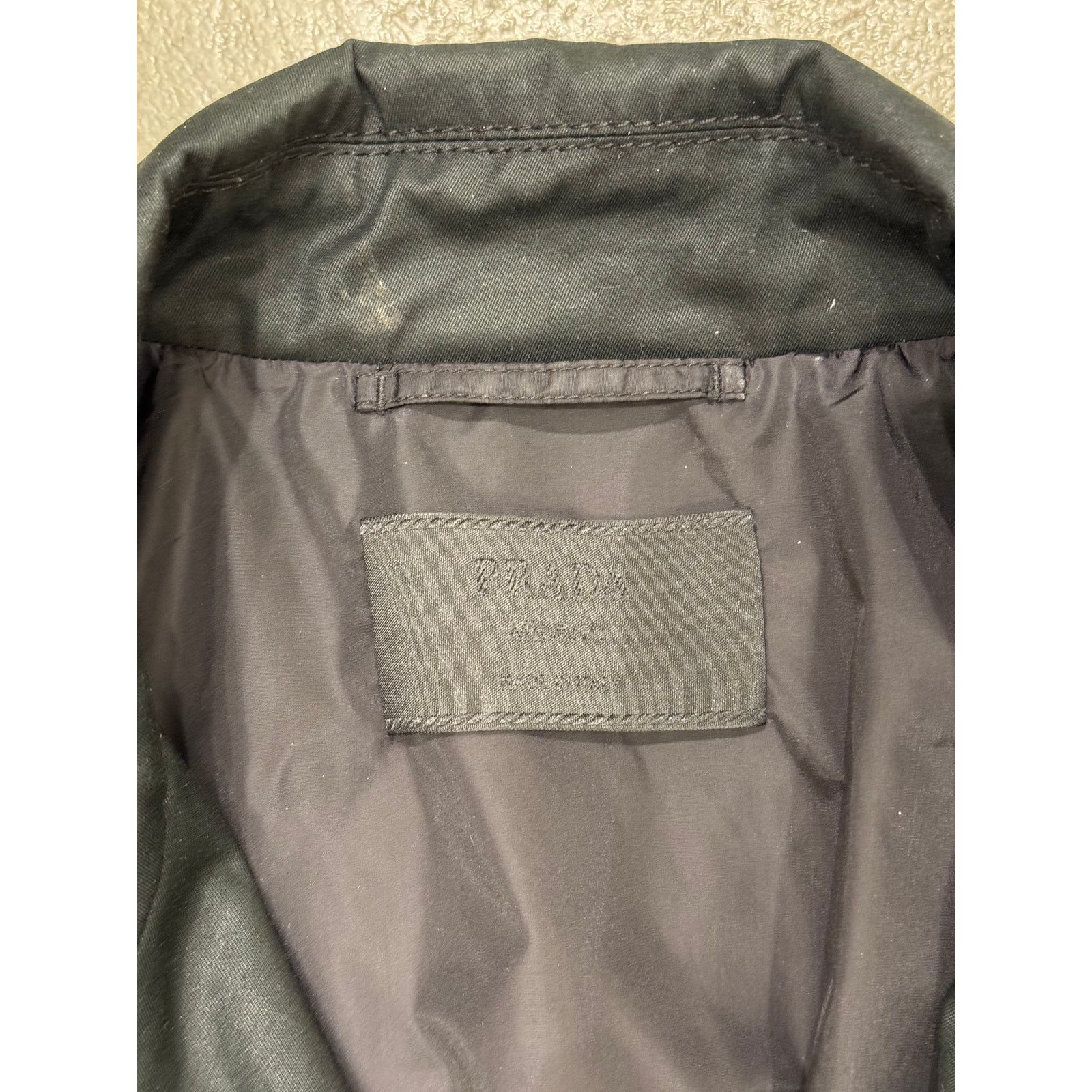 Prada 2010s Prada heavy cotton trench coat Size US M / EU 48-50 / 2 - 5 Thumbnail