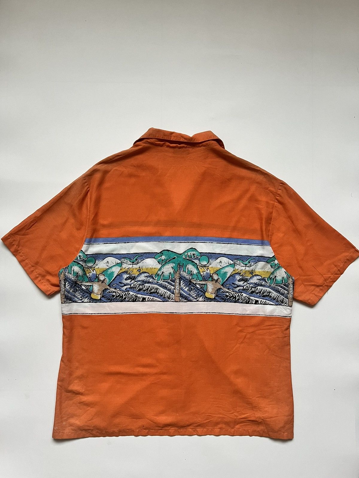 Vintage 1990s Hawaiian Shirt By Royale Air Size US XL / EU 56 / 4 - 3 Thumbnail