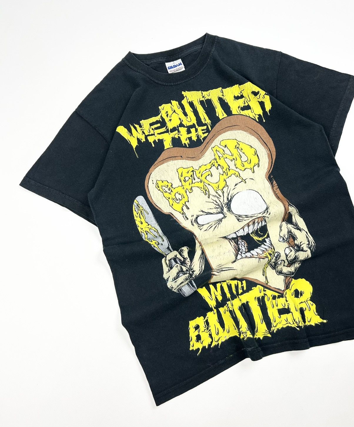 Band Tees × Vintage We Butter The Bread With Butter Rock T Shirt Vintage Size US S / EU 44-46 / 1 - 3 Thumbnail