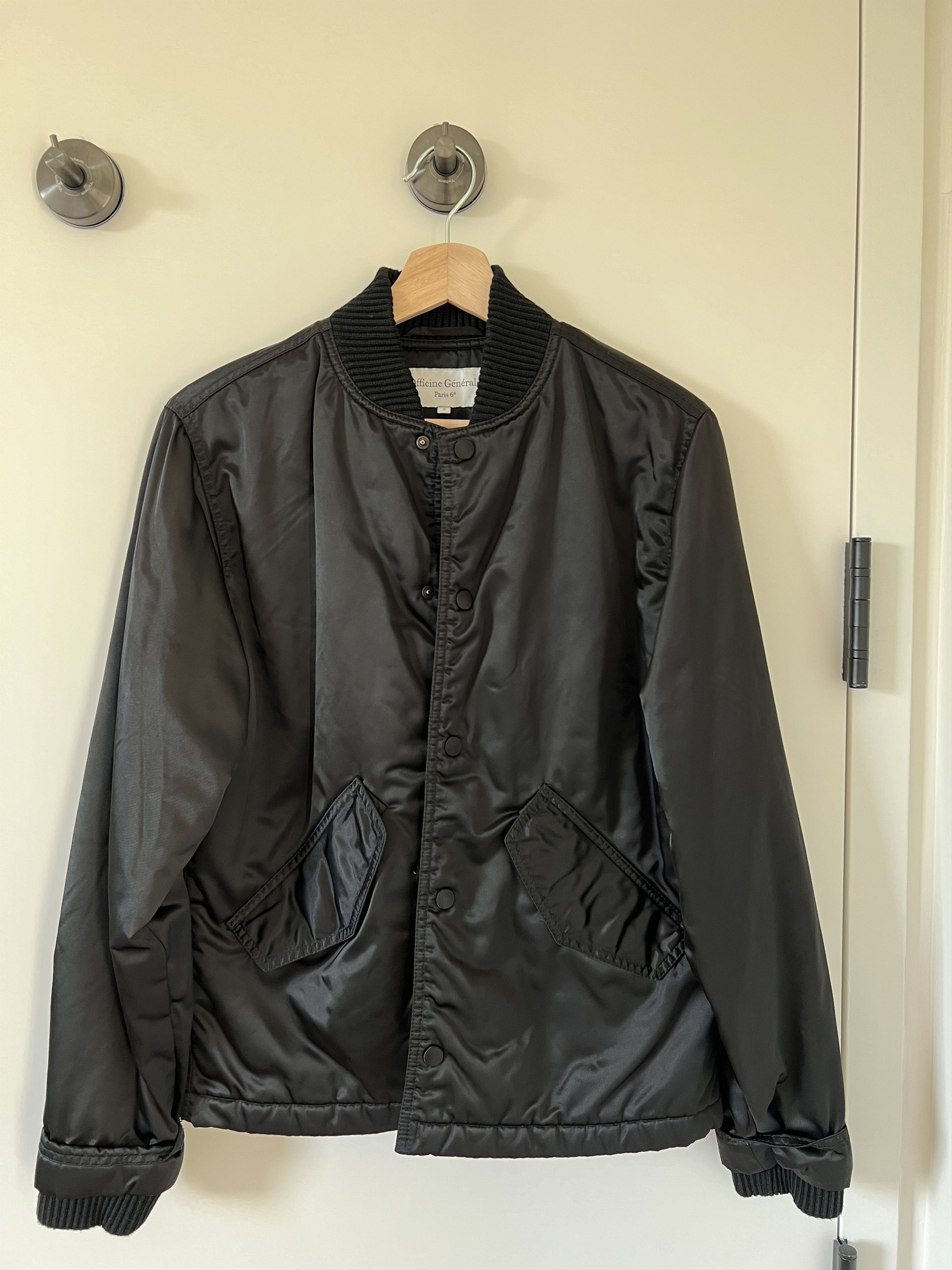 Officine Generale Silk Bomber Jacket