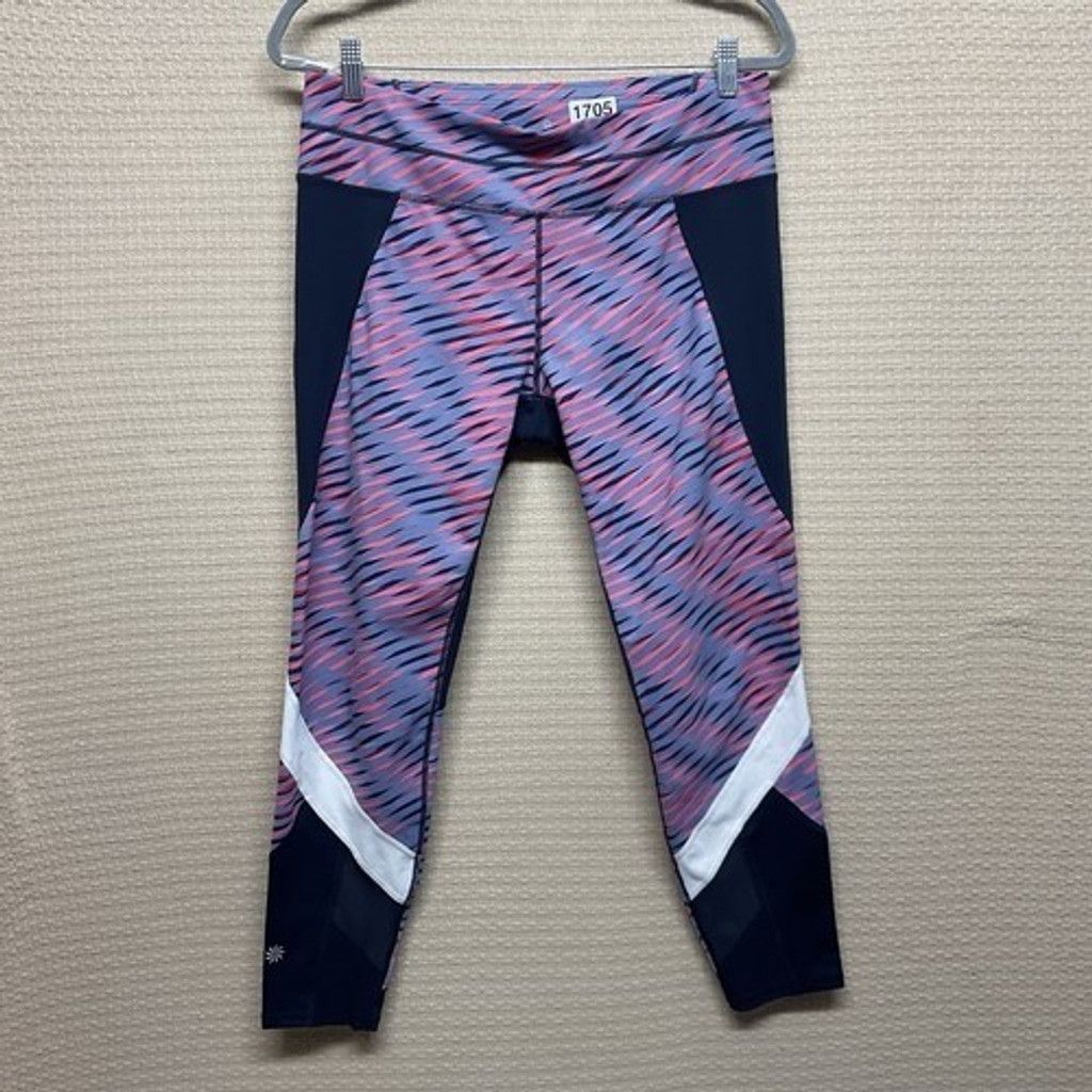 Athleta NWOT Athleta Electra Sonar 7/8 Mid Rise Pocke Tight Women L Size 32" / US 10 / IT 46 - 8 Thumbnail