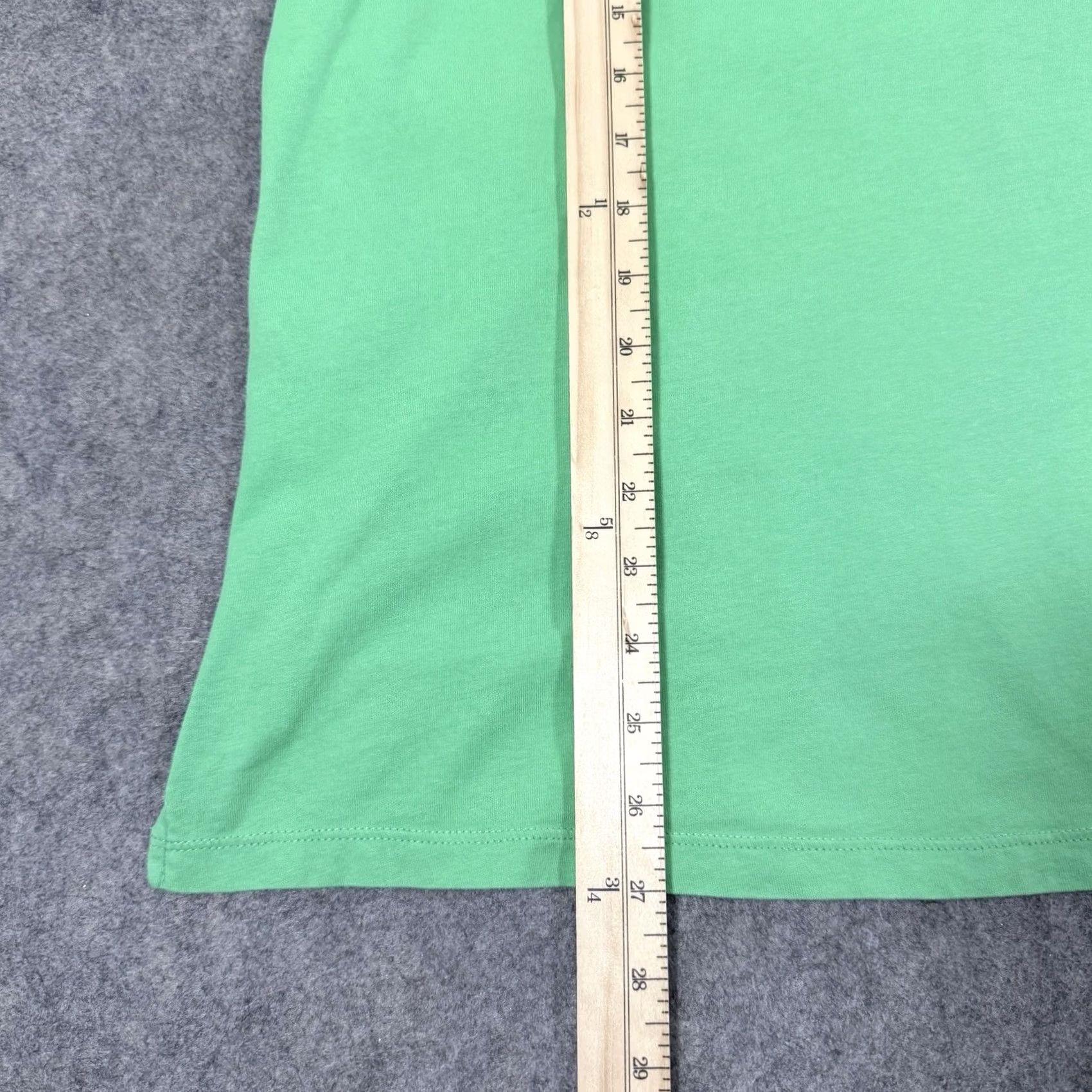 Vintage Women Within T-Shirt L Green Pullover Roll-Up Short Sleeve Size L / US 10 / IT 46 - 5 Thumbnail